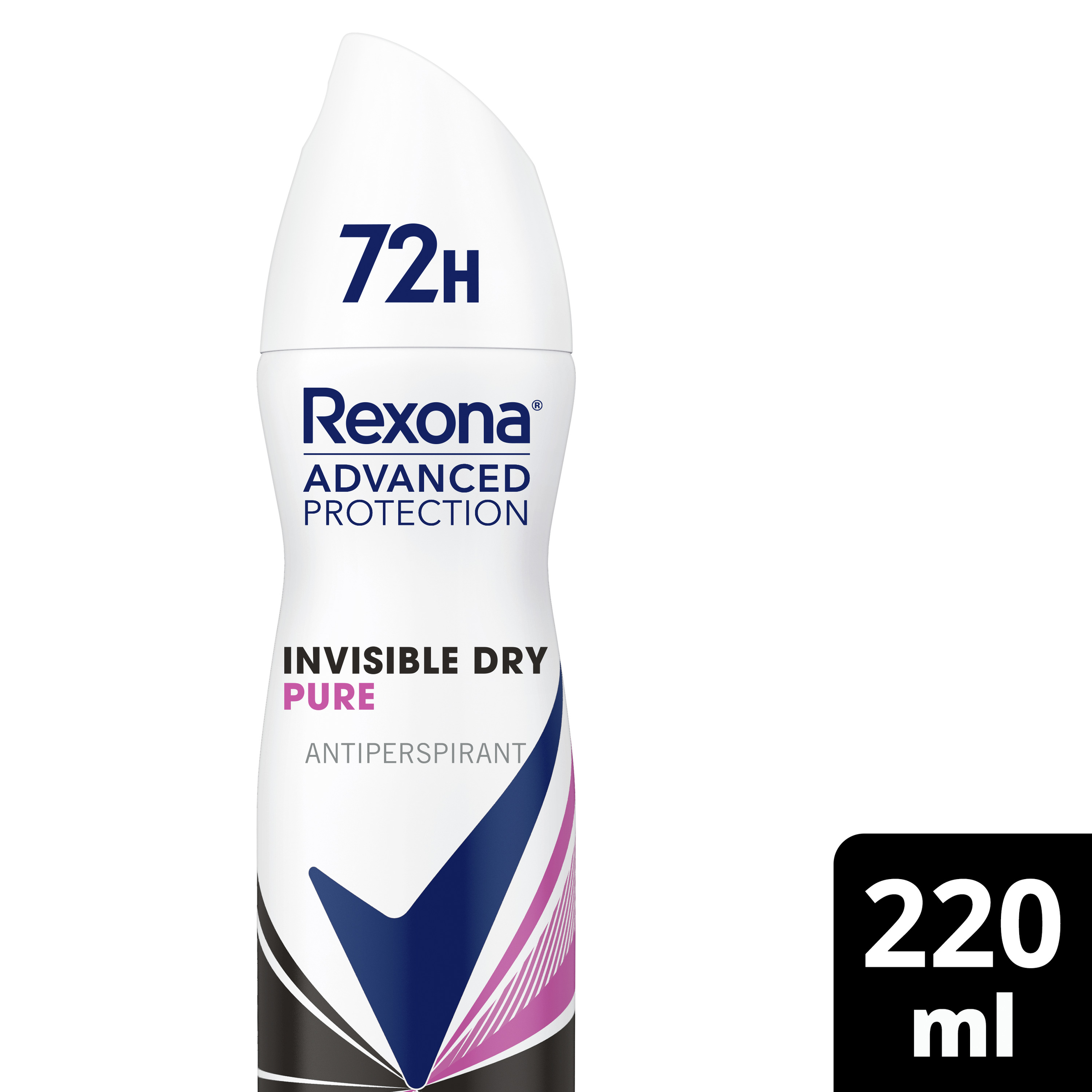 REXONA WOMEN ADVANCE PROTECT ANTIPERSPIRANT INVISIBLE PURE 72HR 220ML - Image 7