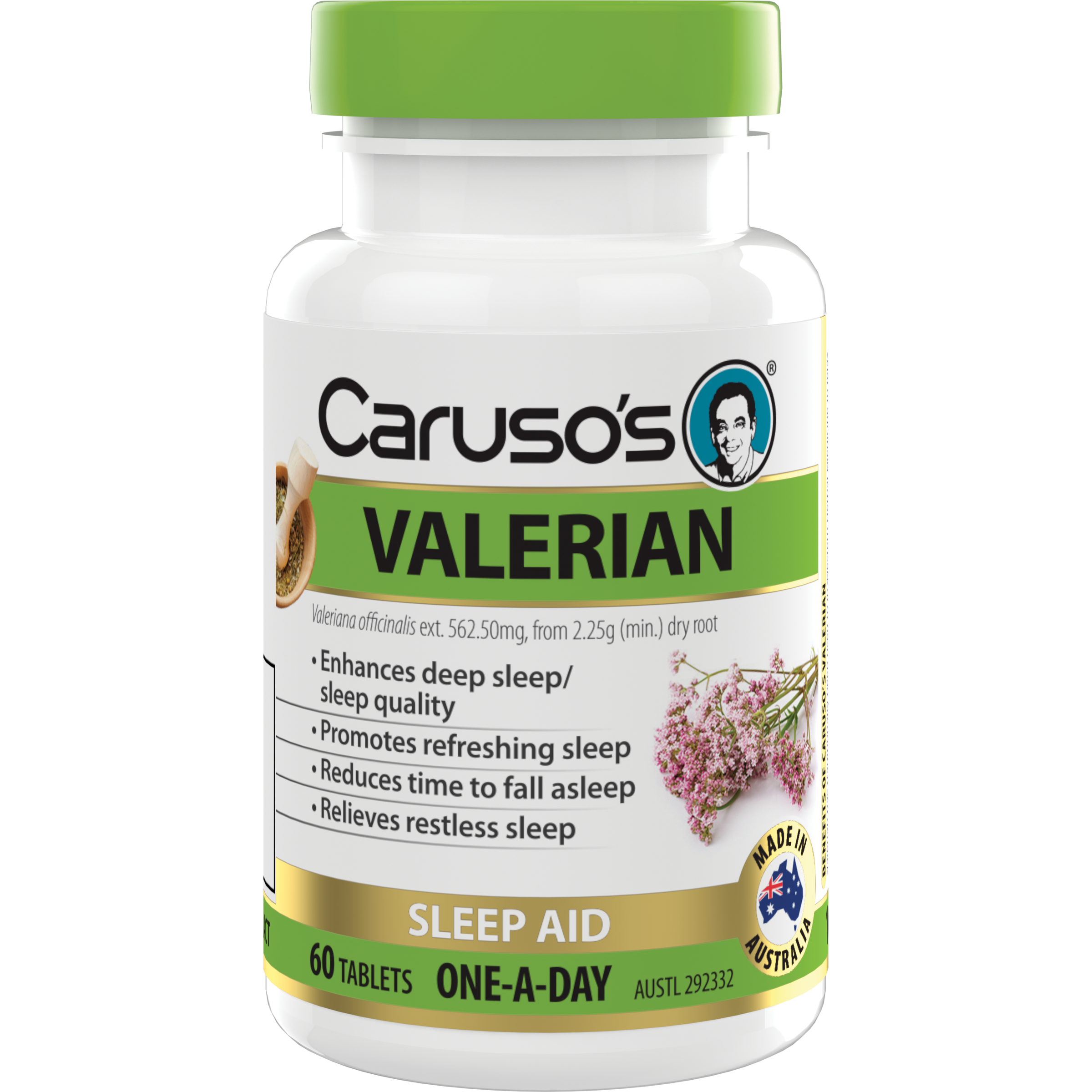 CARUSOS VALERIAN 60 TABLETS