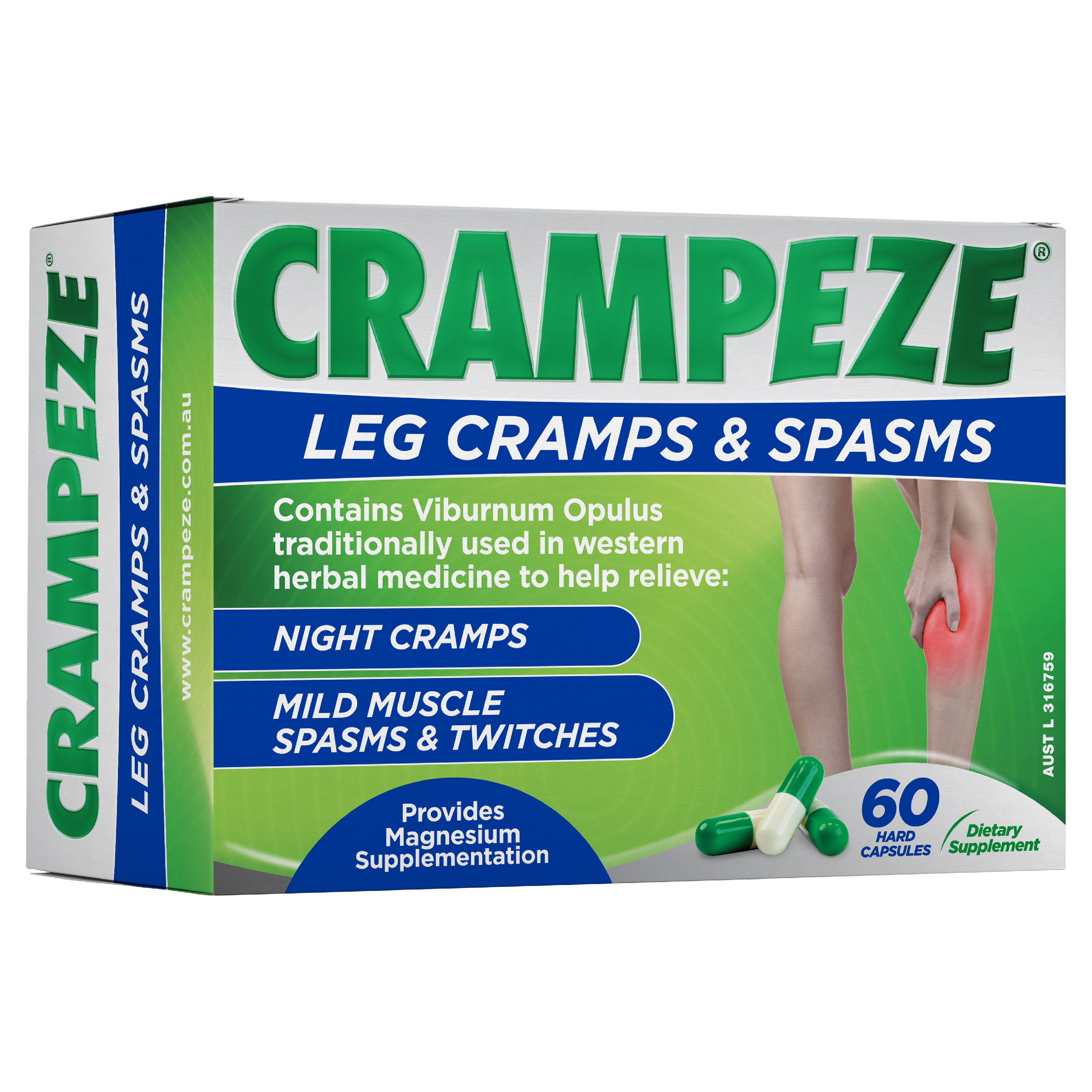 CRAMPEZE NIGHT CRAMPS 60 CAPSULES