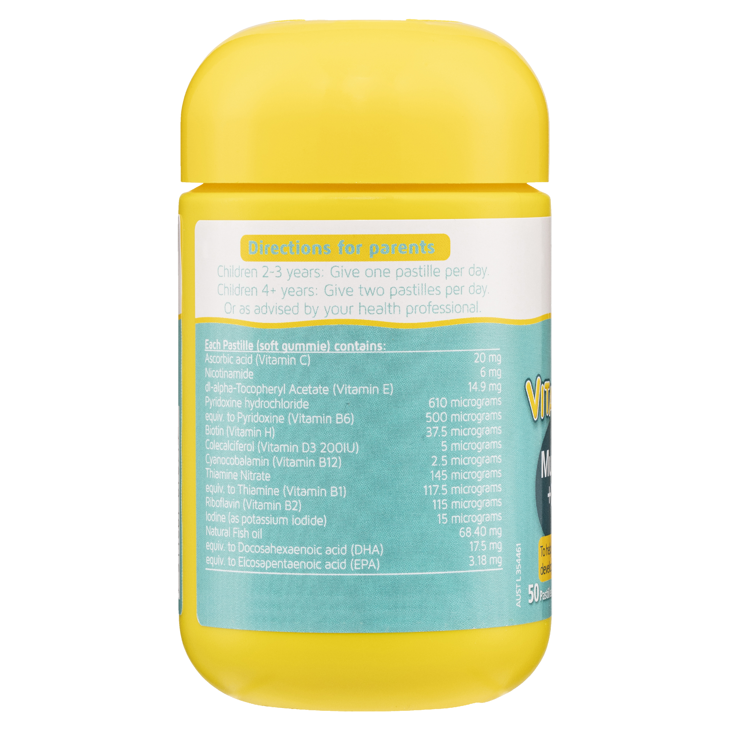 NATURES WAY KIDS SMART VITA GUMMIES OMEGA-3 + MULTI 50 - Image 2