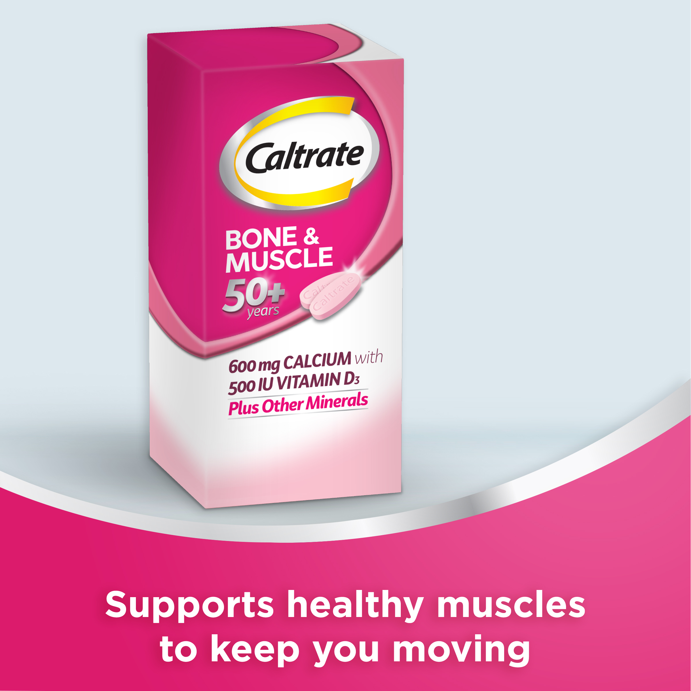 CALTRATE BONE & MUSCLE 50+ 100 TABLETS - Image 8