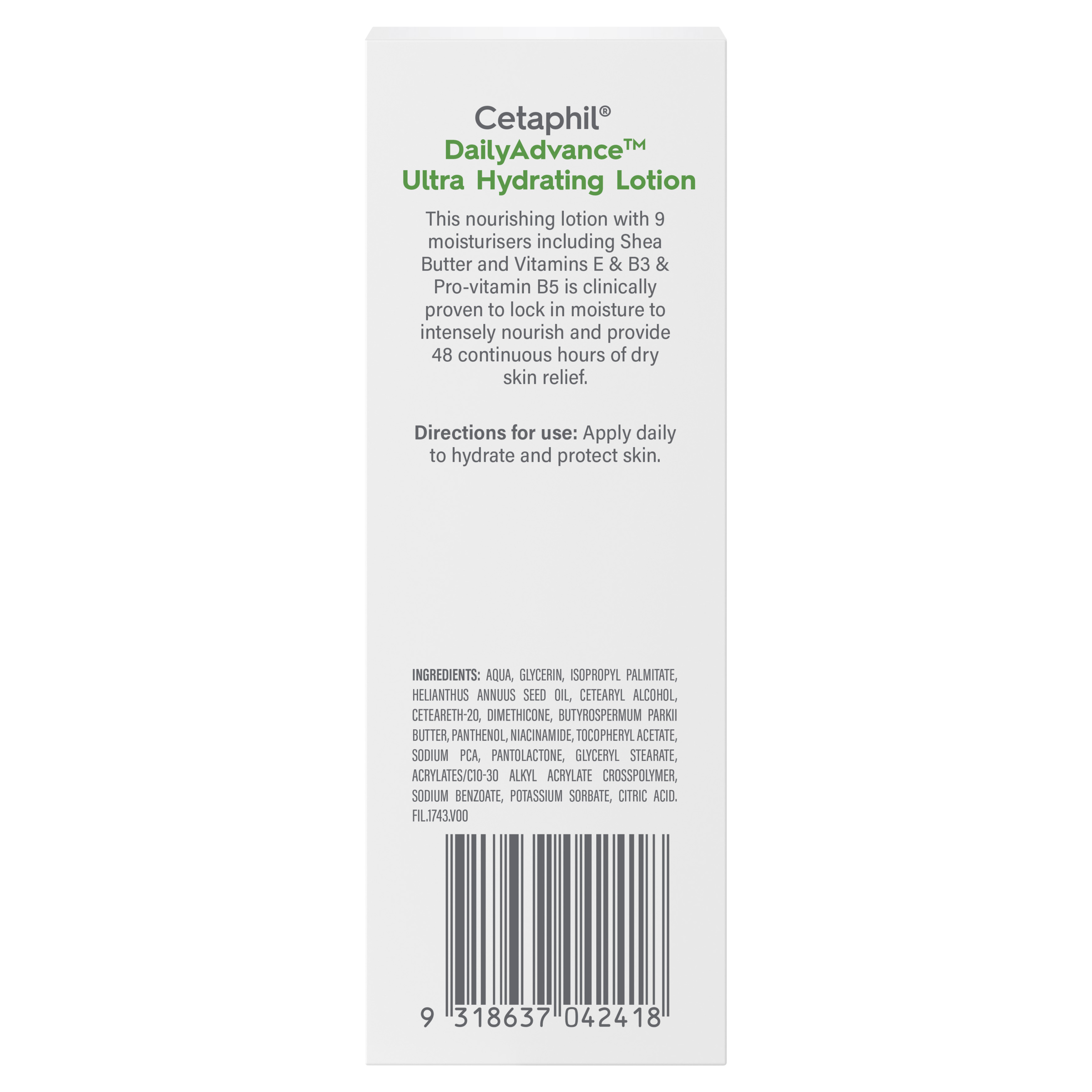 CETAPHIL DAILY ADVANCE HYDRATING LOTION 85G - Image 2