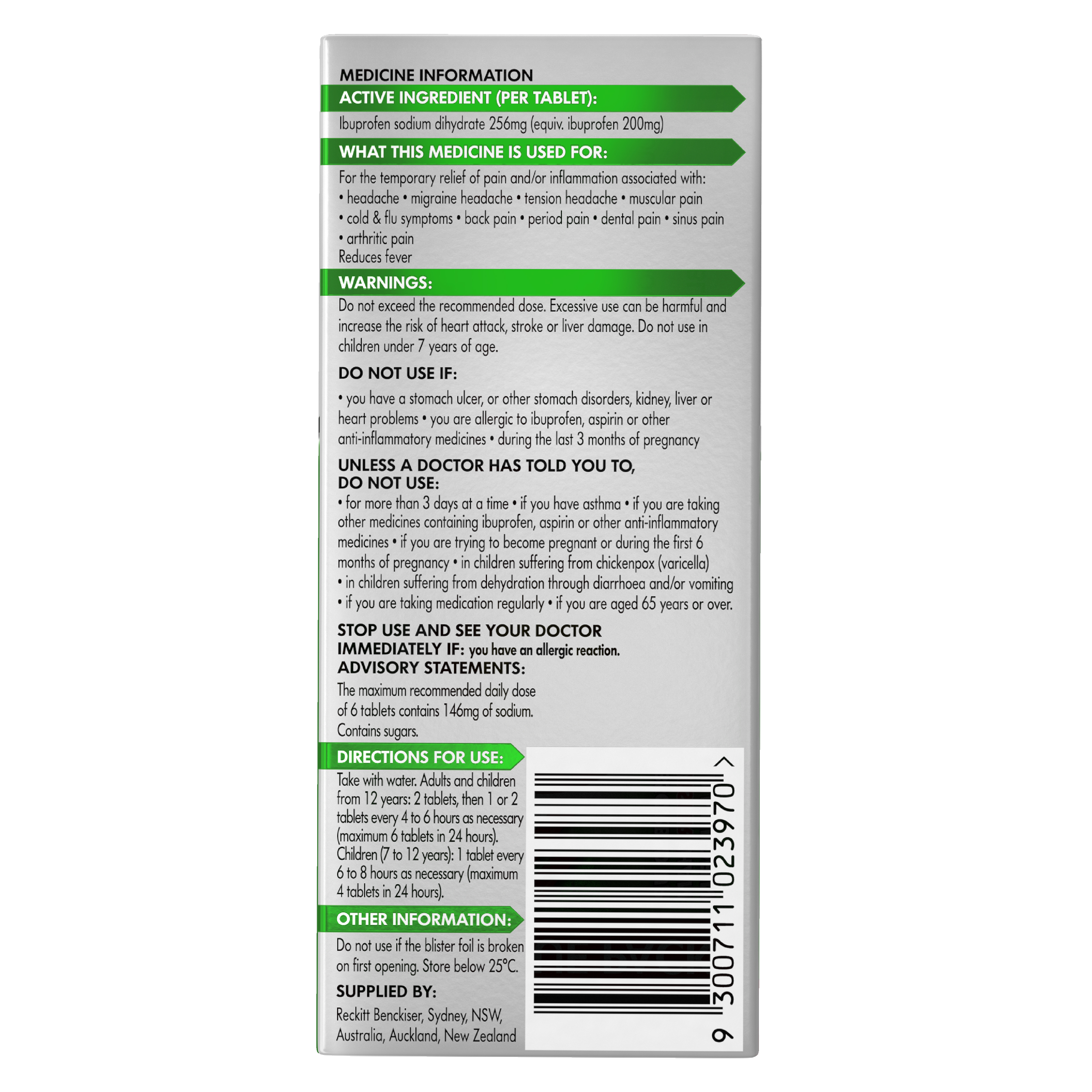 NUROFEN ZAVANCE 96 TABLETS - Image 4