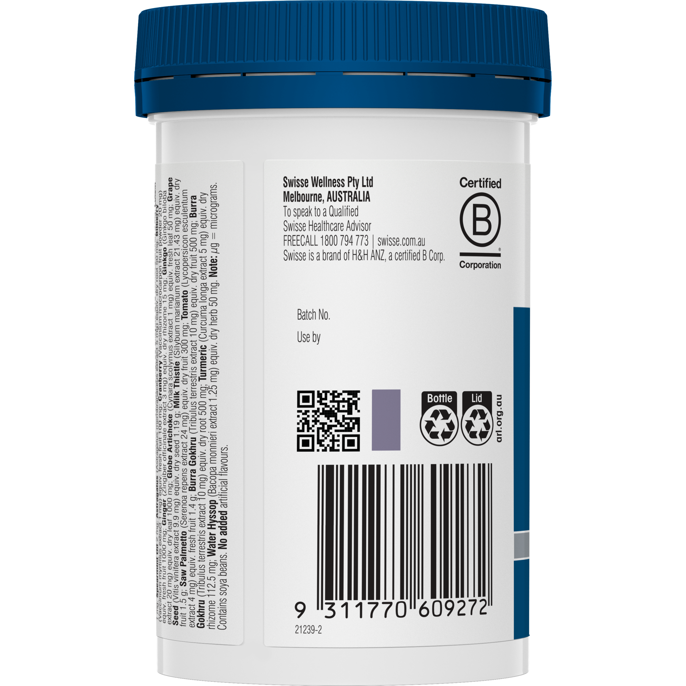 SWISSE ULTIVITE MENS 50+ MULTIVITAMIN TABLETS 90 - Image 4