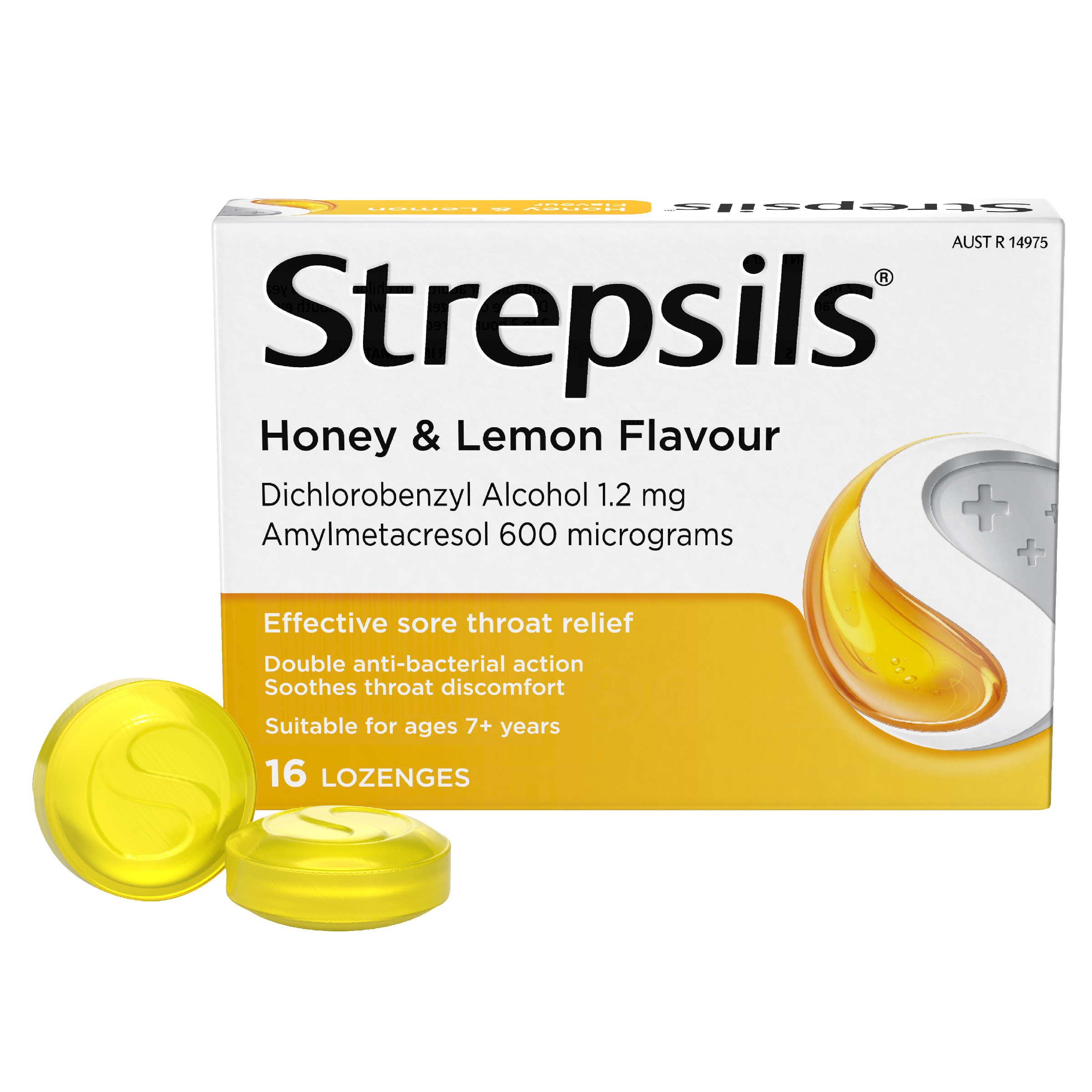 STREPSILS HONEY & LEMON 16 LOZENGES - Image 7