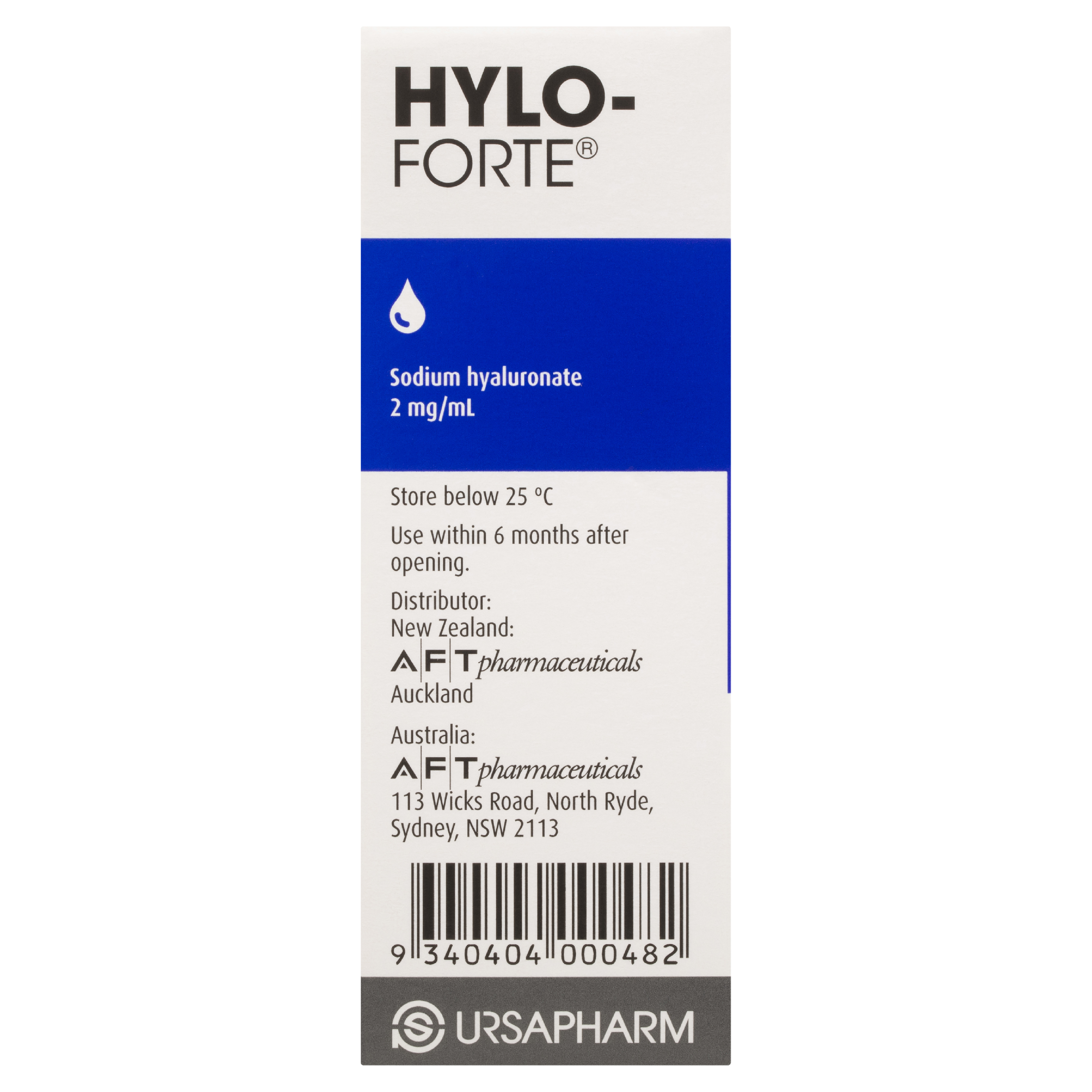 HYLO FORTE LUBRICANT EYE DROPS 10ML - Image 3