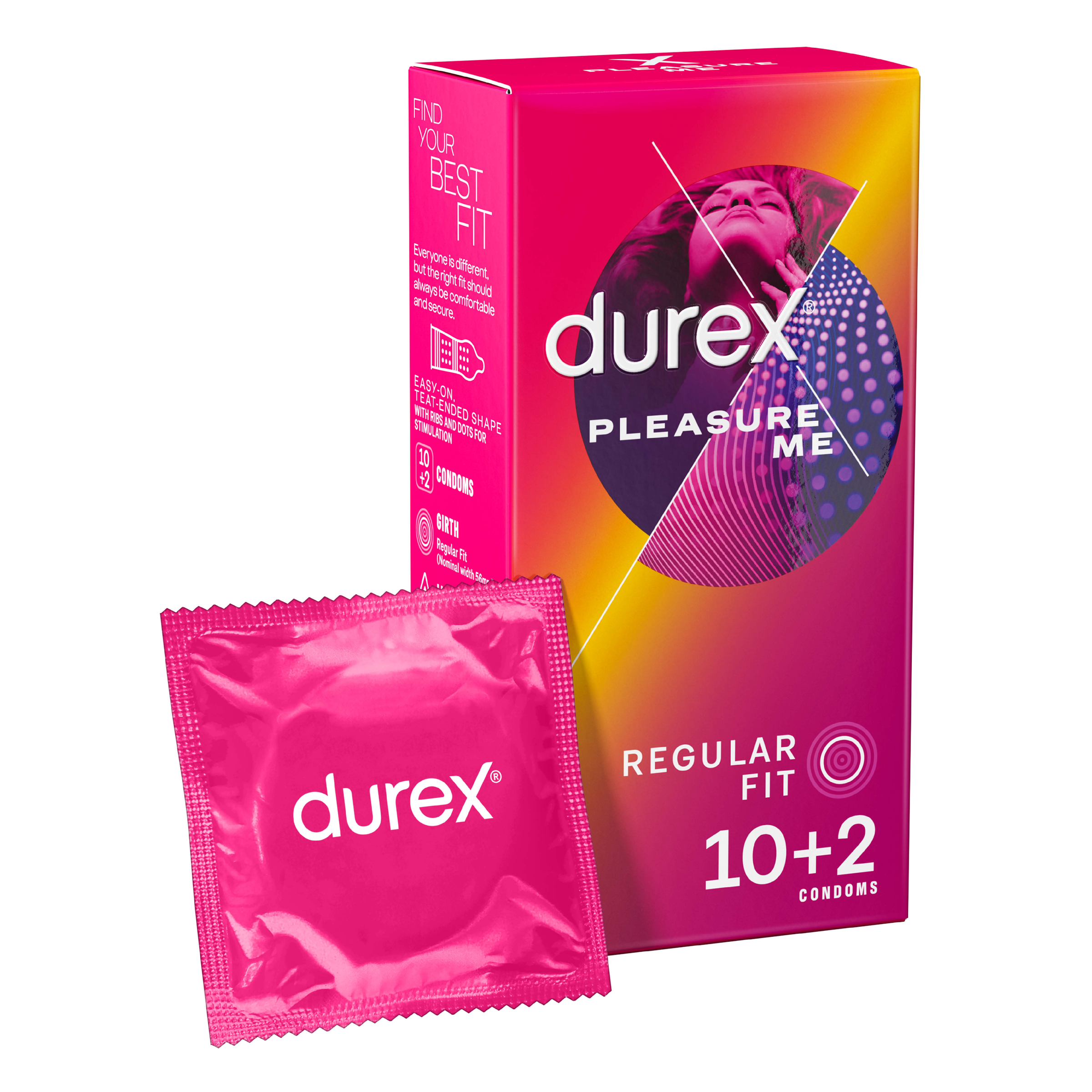 DUREX PLEASURE ME CONDOMS 10 PACK