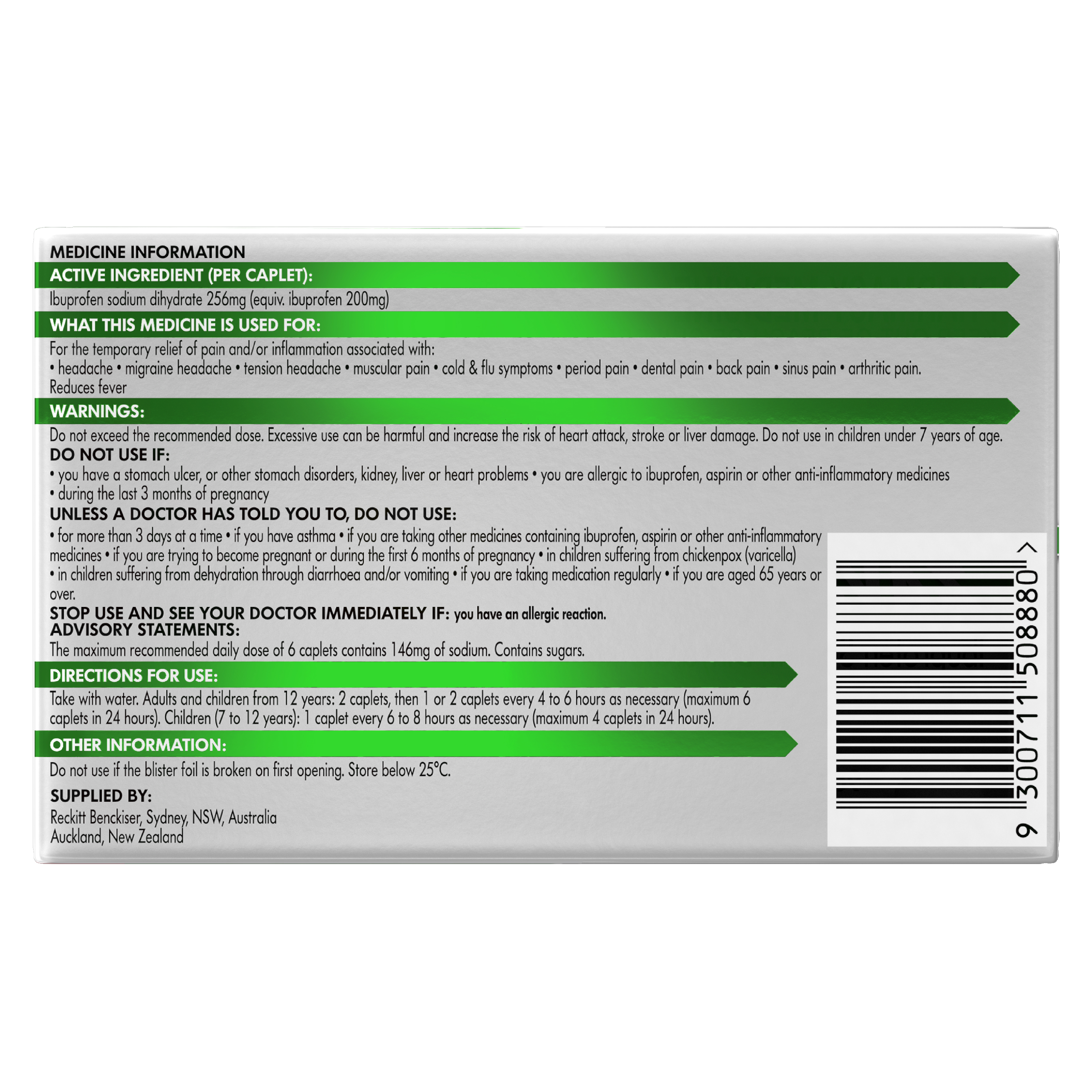 NUROFEN ZAVANCE 96 CAPLETS - Image 4