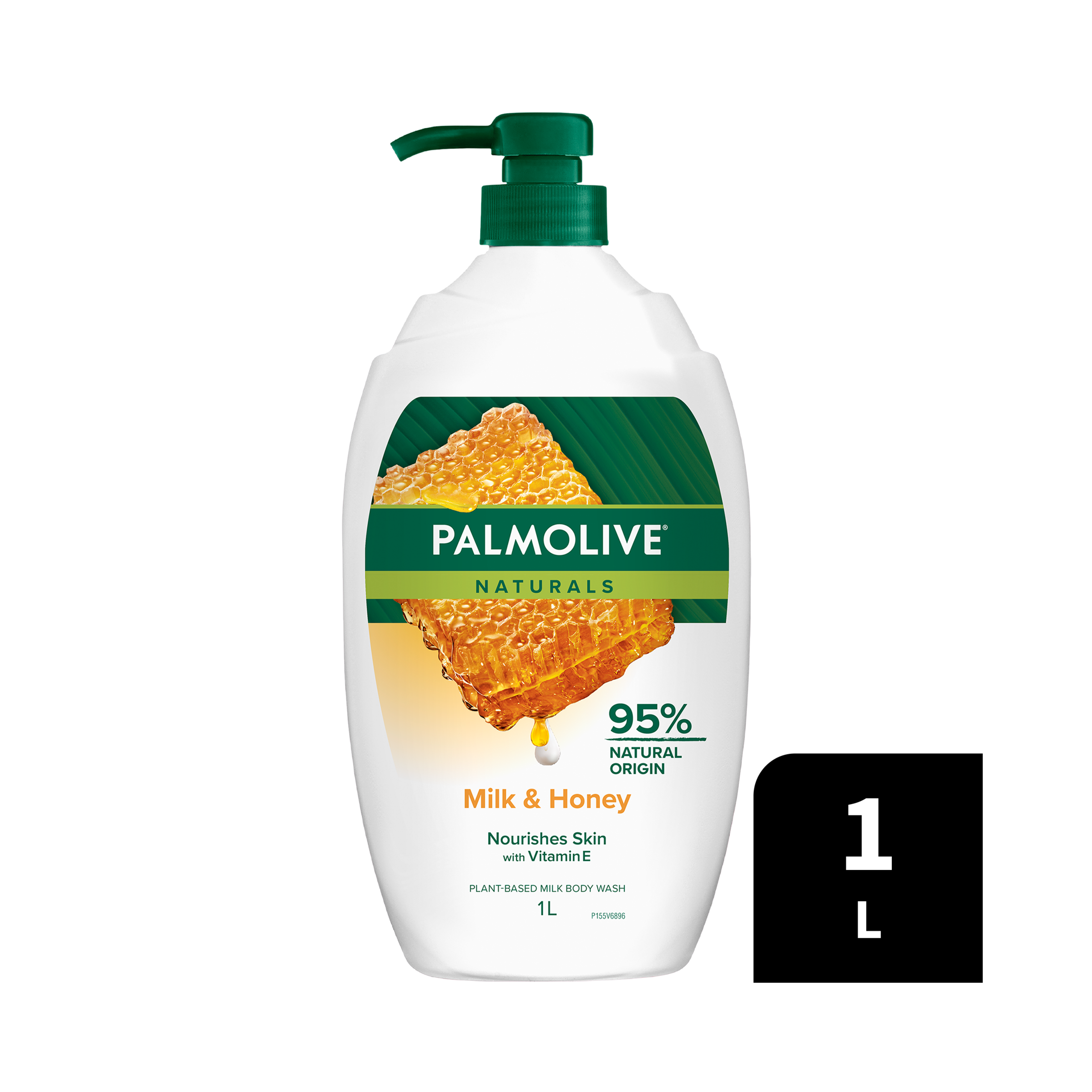 PALMOLIVE BODY WASH NATURALS MILK & HONEY 1 LITRE - Image 10