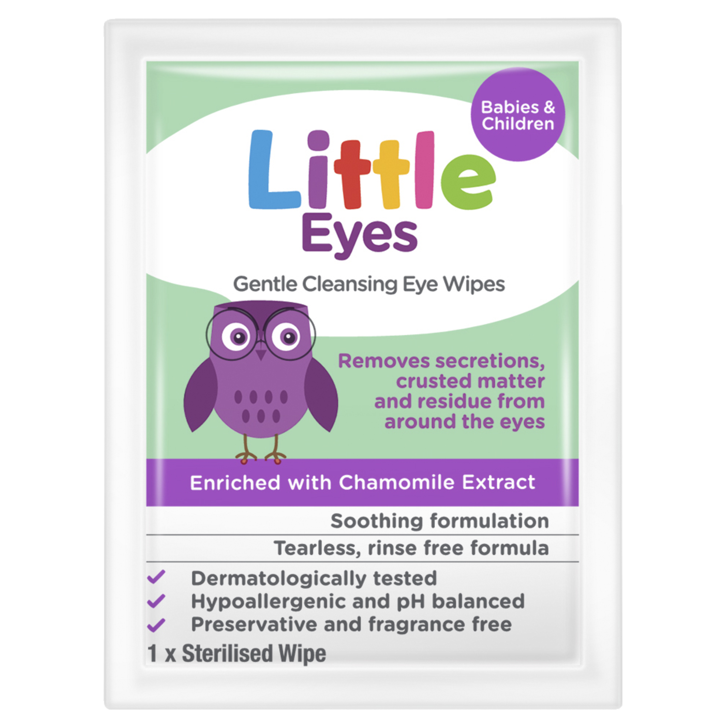LITTLE EYES GENTLE CLENSING EYE WIPES 30 PACK - Image 6