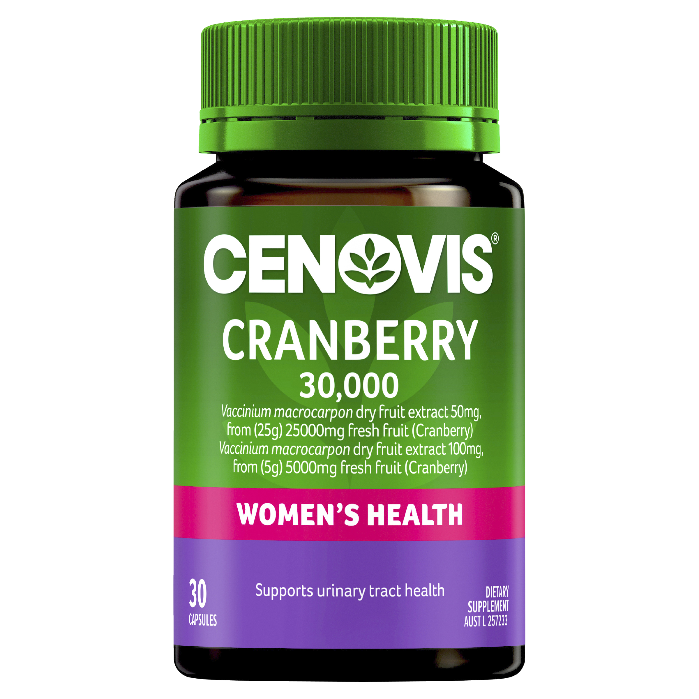 CENOVIS CRANBERRY 30000 30 CAPSULES