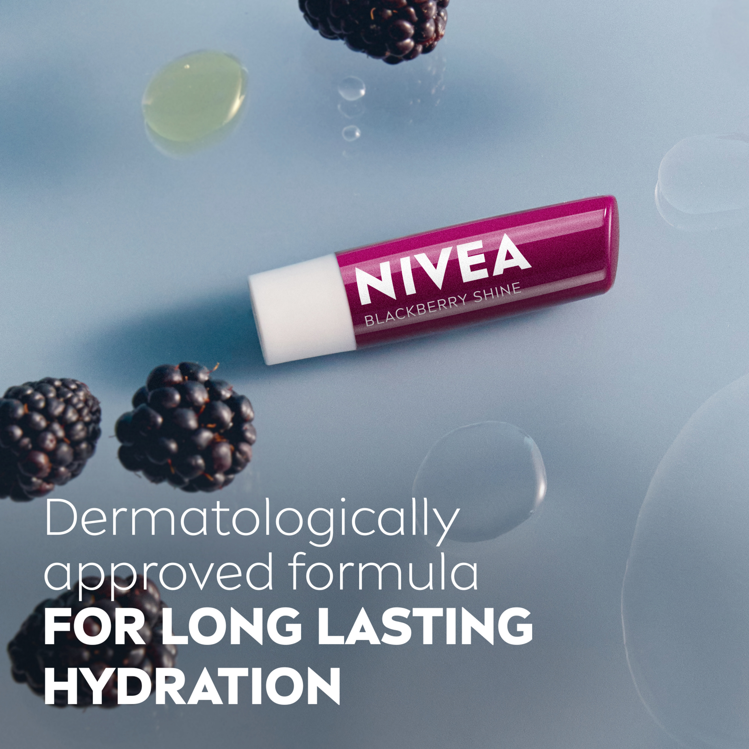 NIVEA LIP BALM STICK BLACKBERRY SHINE 4.8G - Image 3