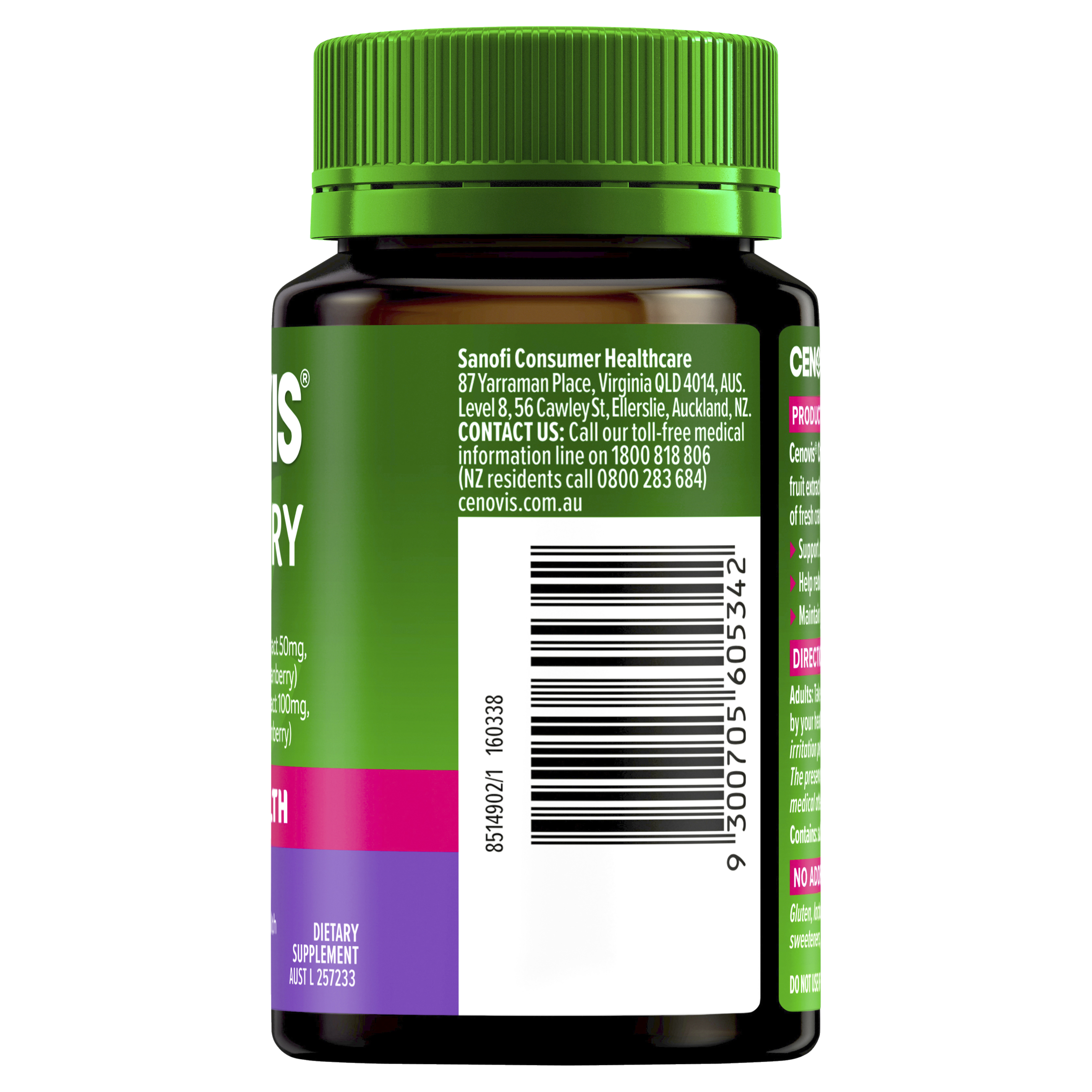 CENOVIS CRANBERRY 30000 30 CAPSULES - Image 4