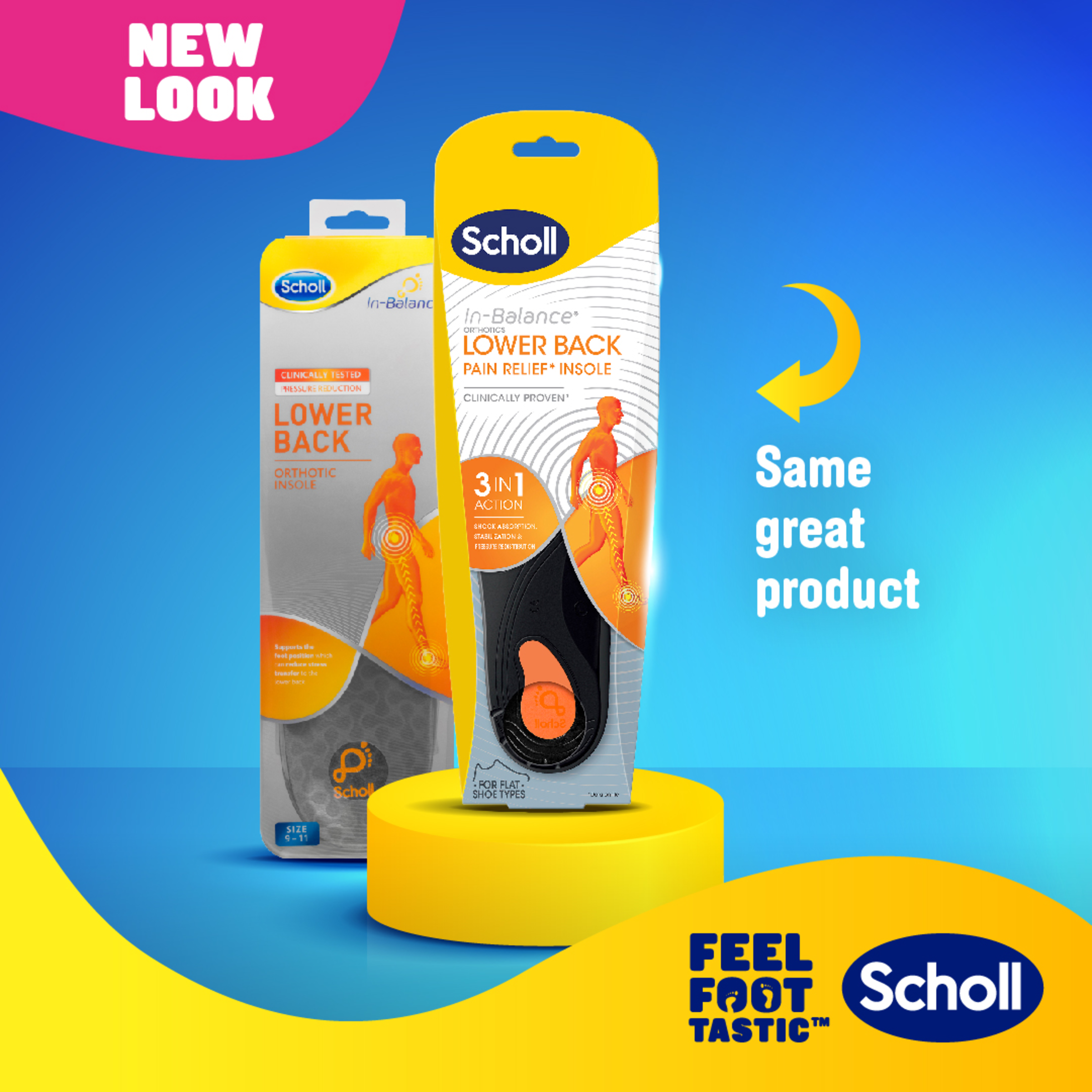 SCHOLL IN BALANCE LOWER BACK ORTHOTIC INSOLES L - Image 11