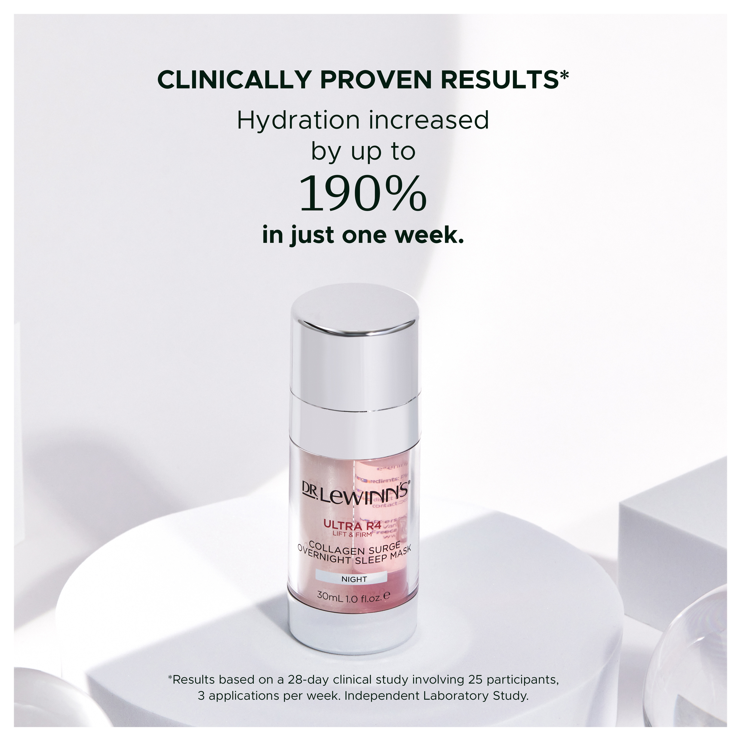 DR LEWINNS ULTRA R4 COLLAGEN OVERNIGHT SLEEP MASK 30ML - Image 3