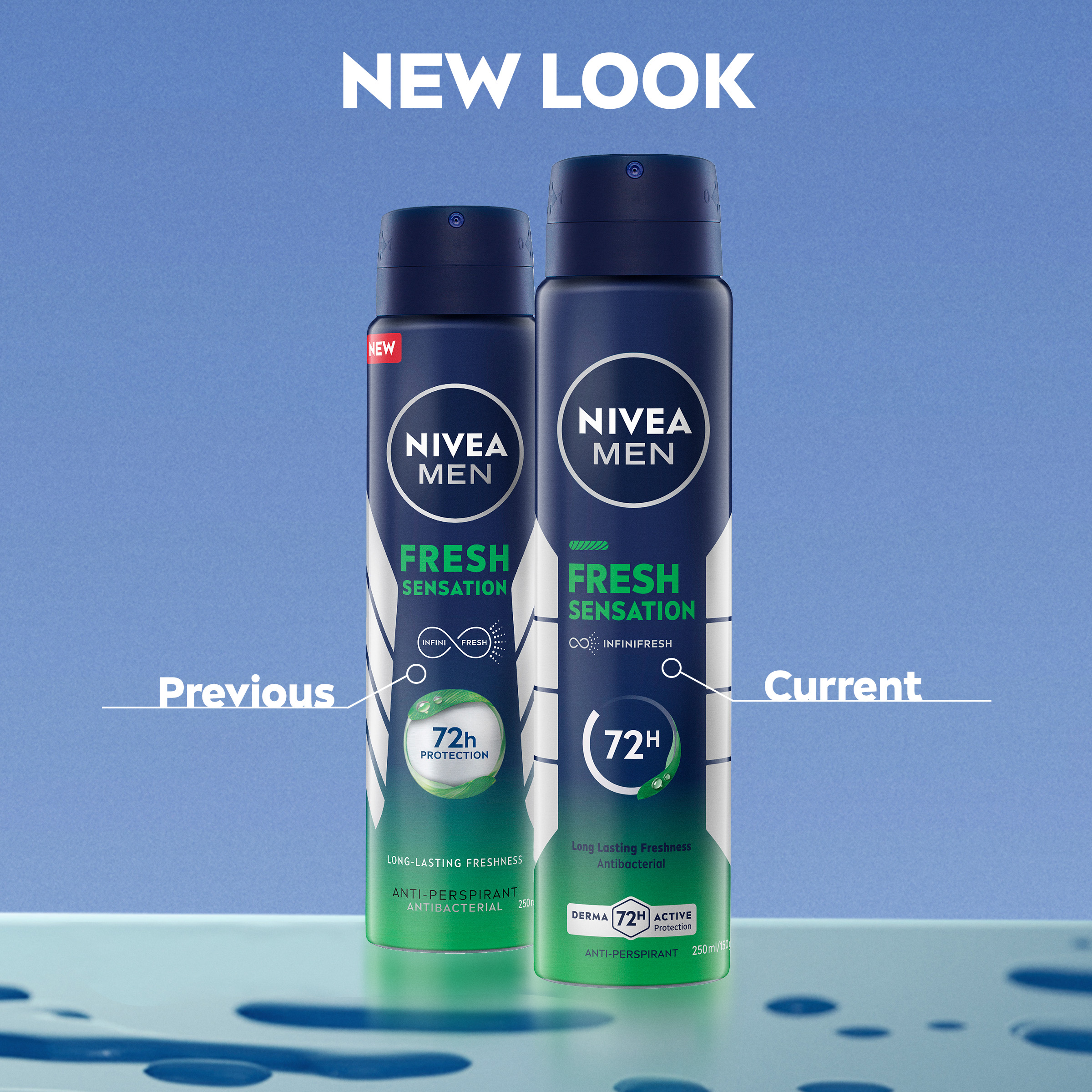 NIVEA MEN DEODORANT FRESH SENSATION 72HR 250ML - Image 8