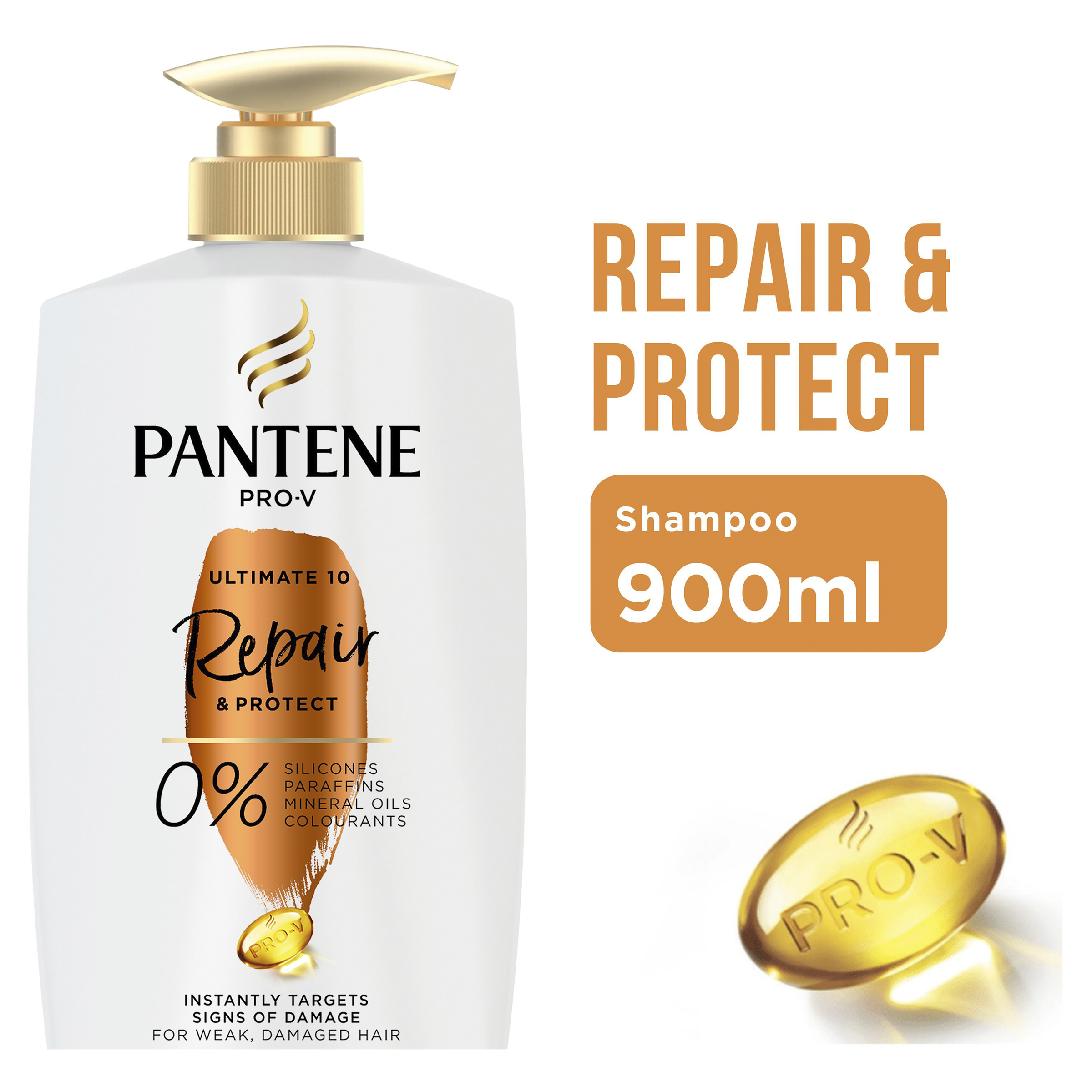PANTENE PRO V REPAIR & PROTECT SHAMPOO 900ML - Image 9