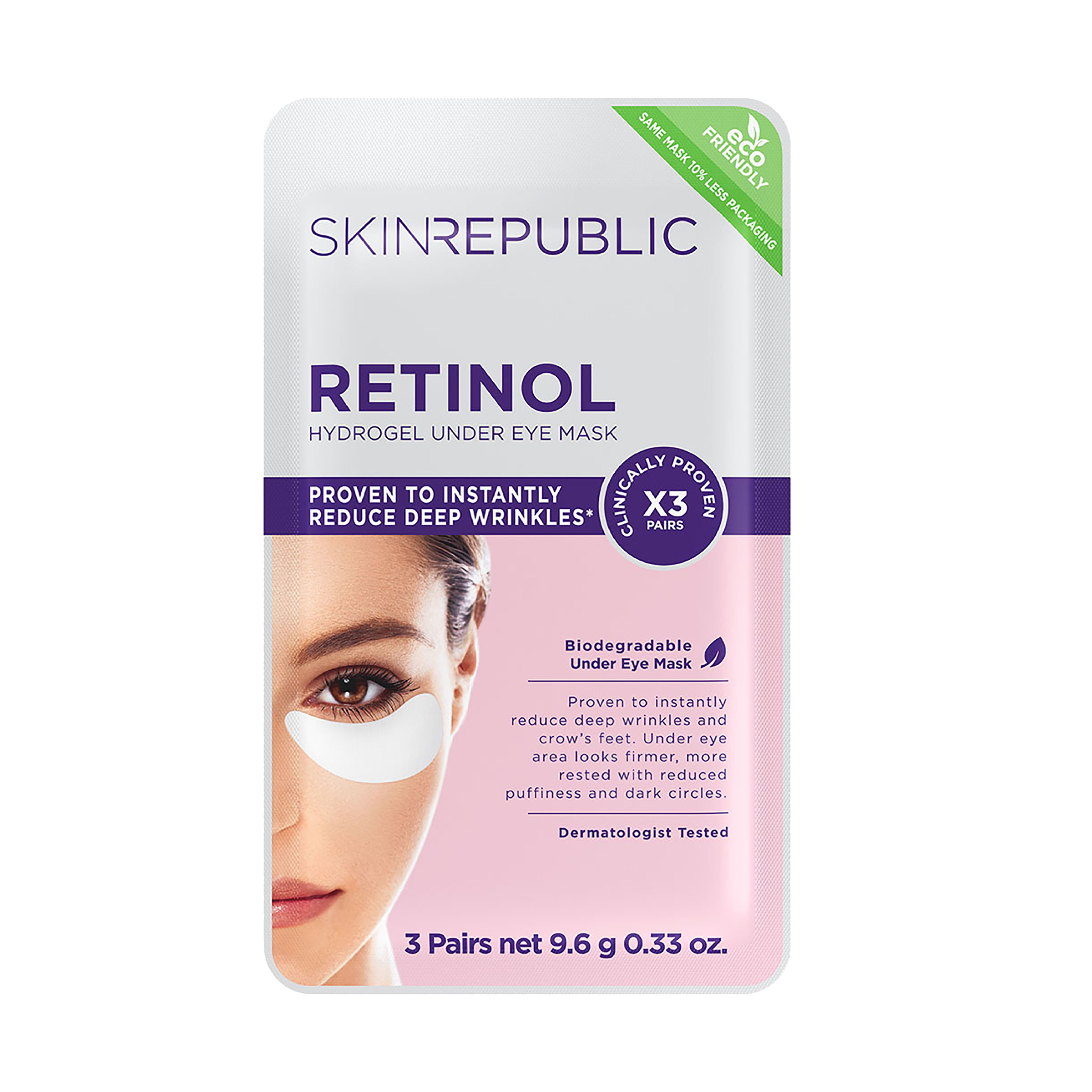 SKIN REPUBLIC RETINOL EYE PATCH 3 PACK