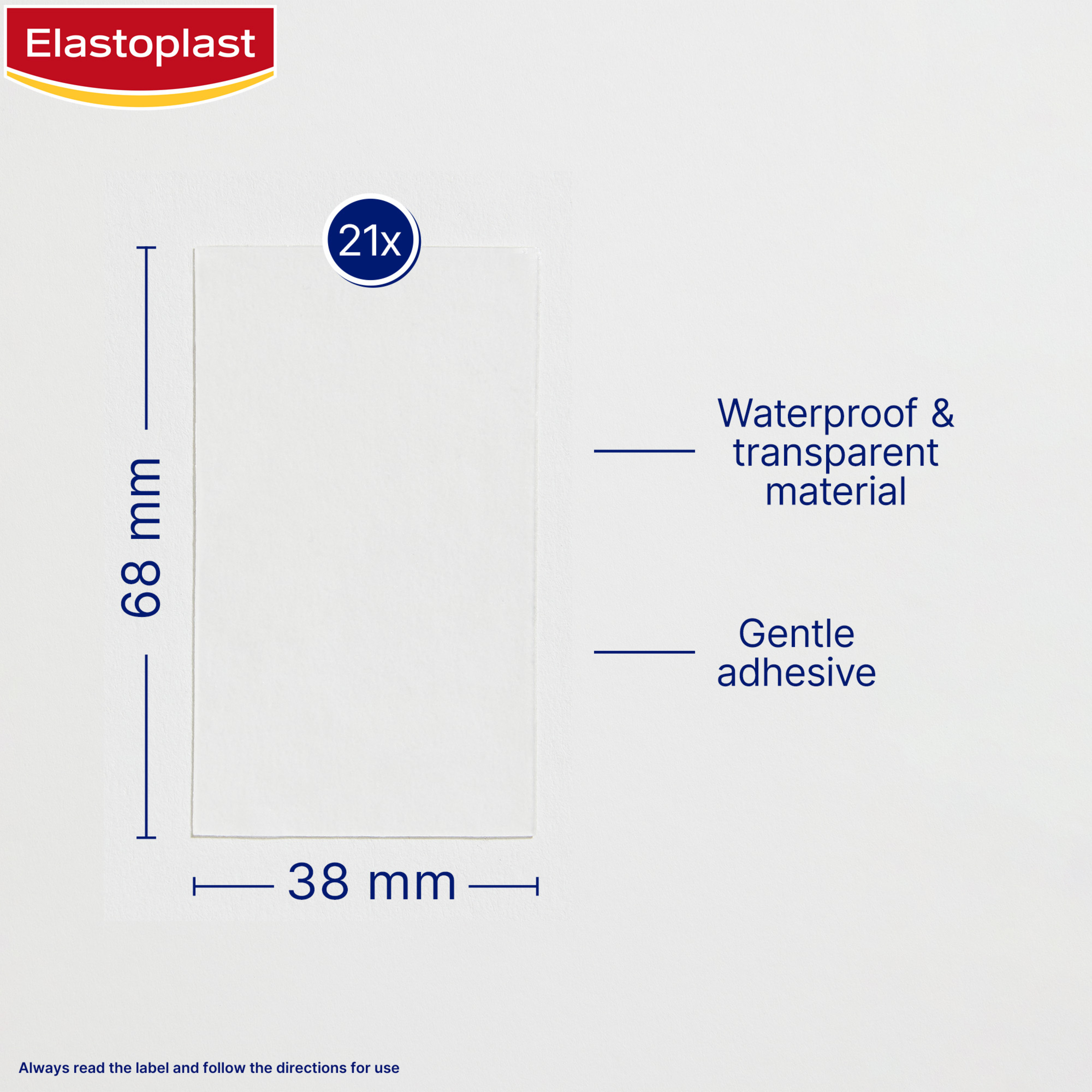 ELASTOPLAST SCAR REDUCER 3.8CM X 6.8CM 21 PATCHES - Image 6