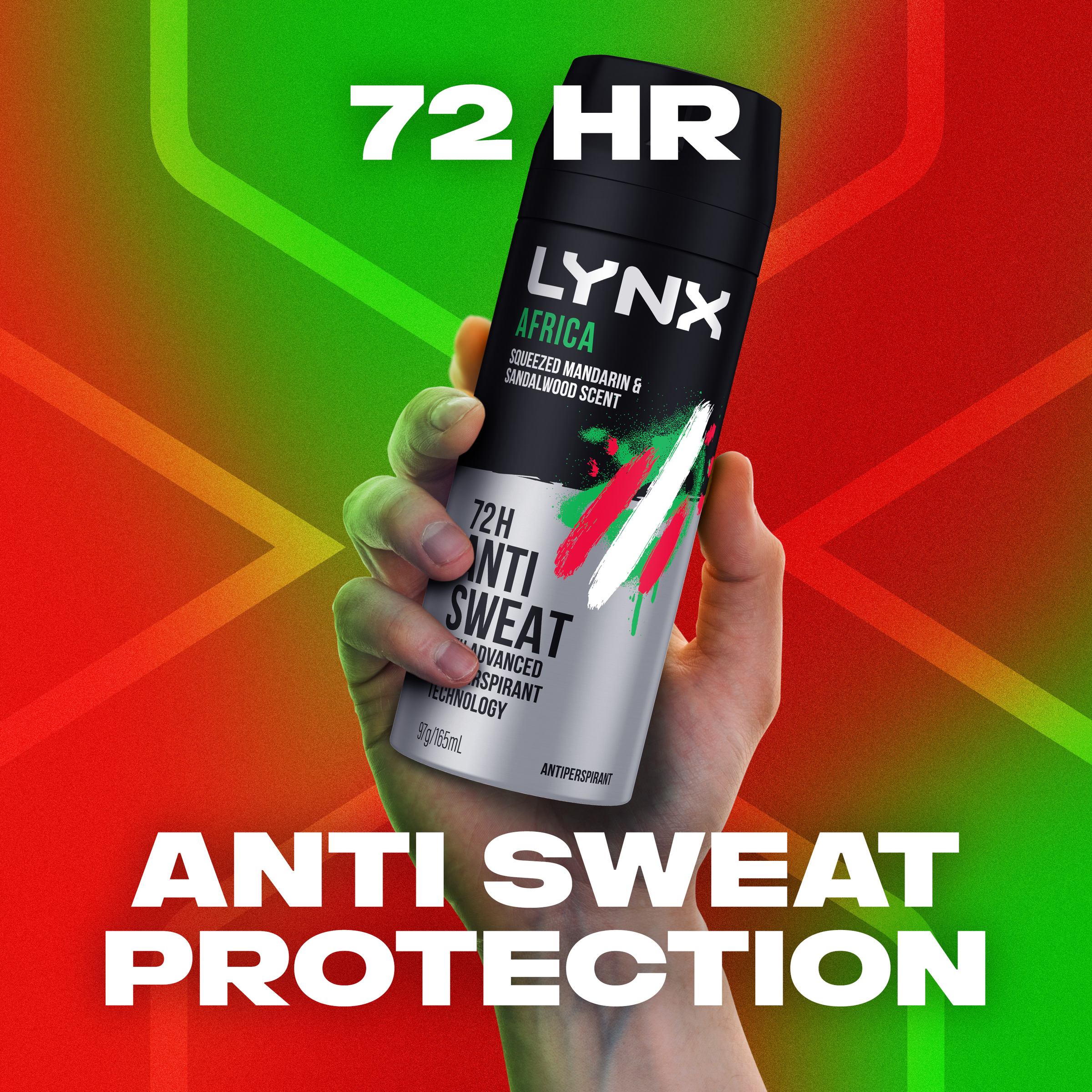 LYNX MEN ANTIPERSPIRANT AFRICA 72HR 165ML - Image 6