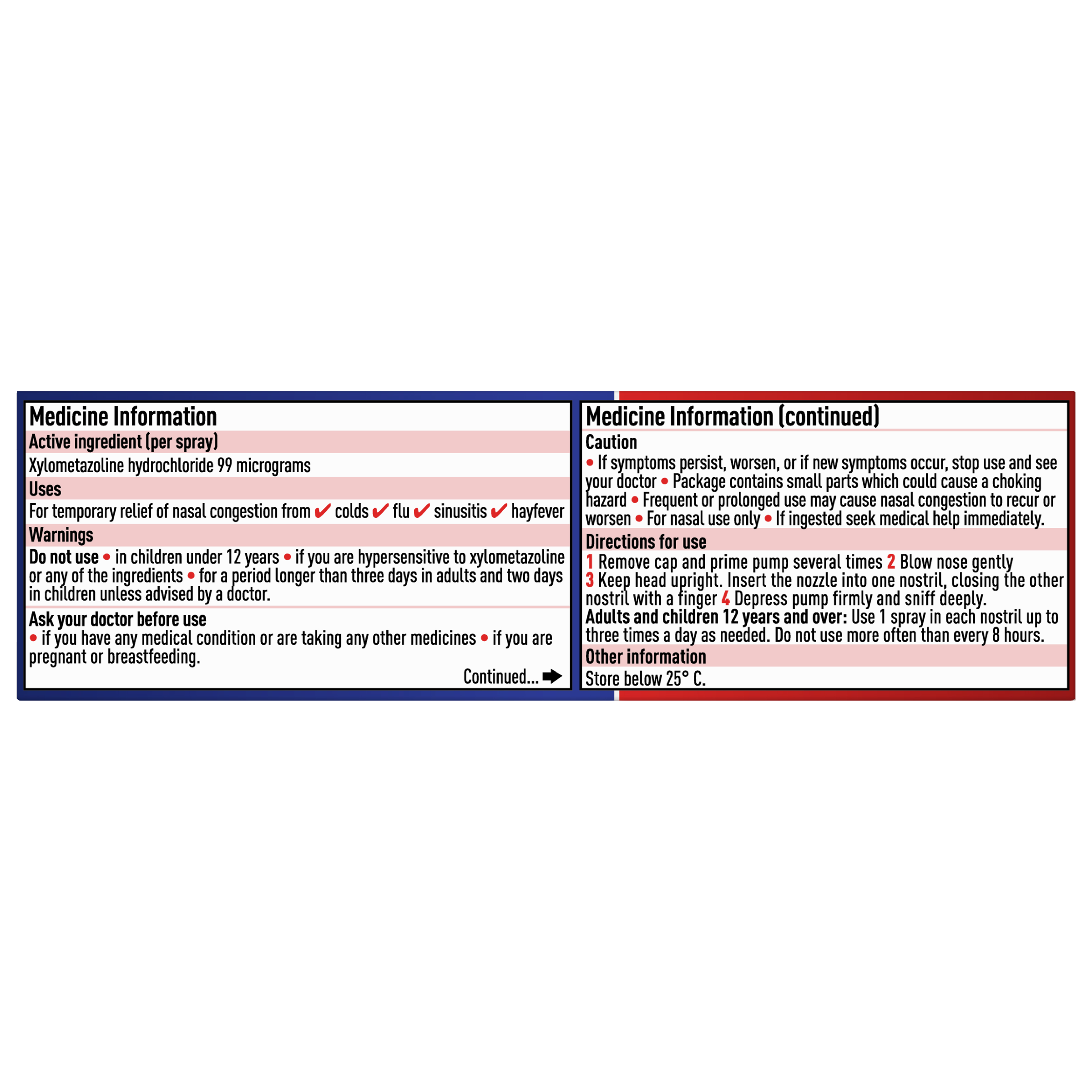SUDAFED XYLO NASAL DECONGESTANT SPRAY 10ML - Image 4