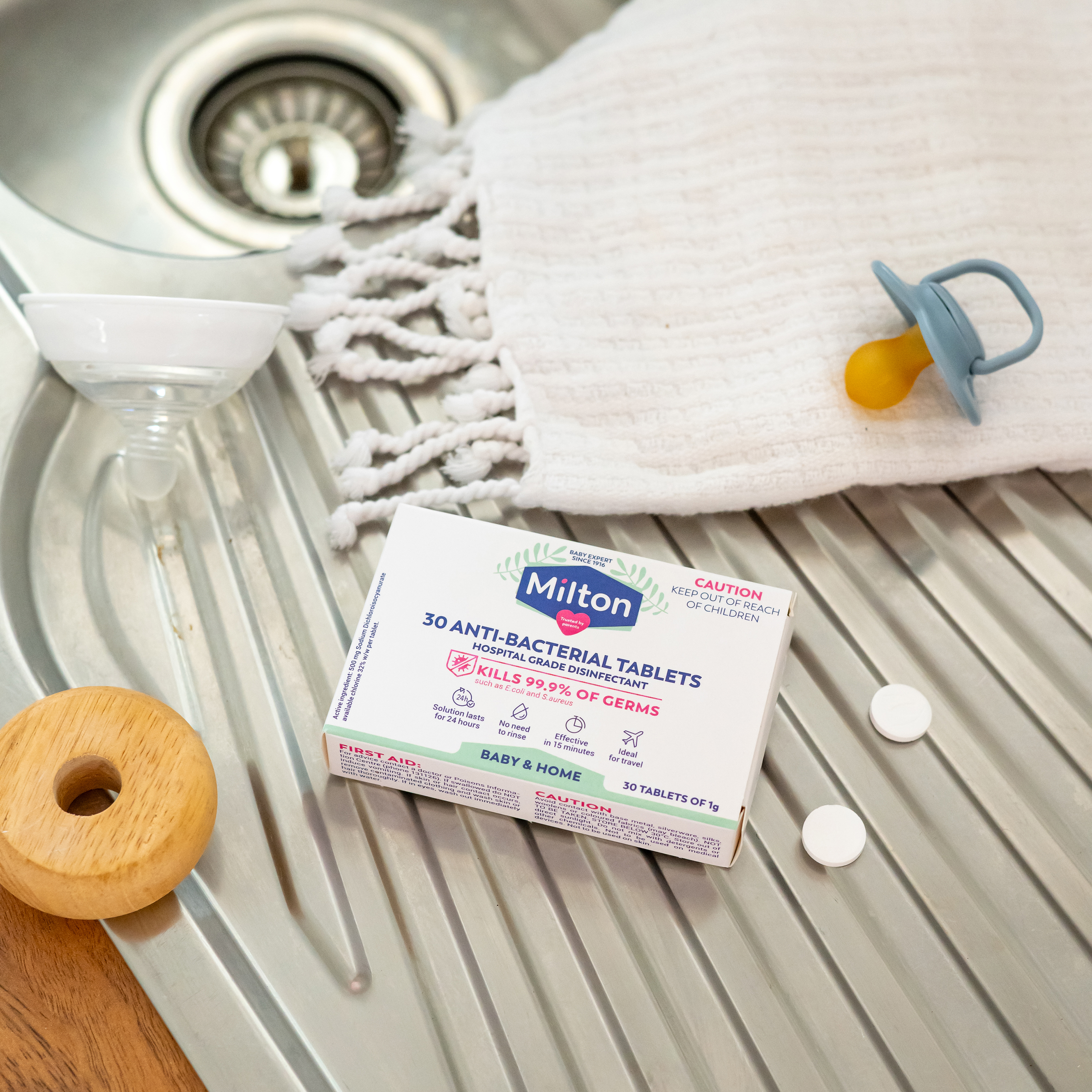 MILTON ANTIBACTERIAL 30 TABLETS - Image 7