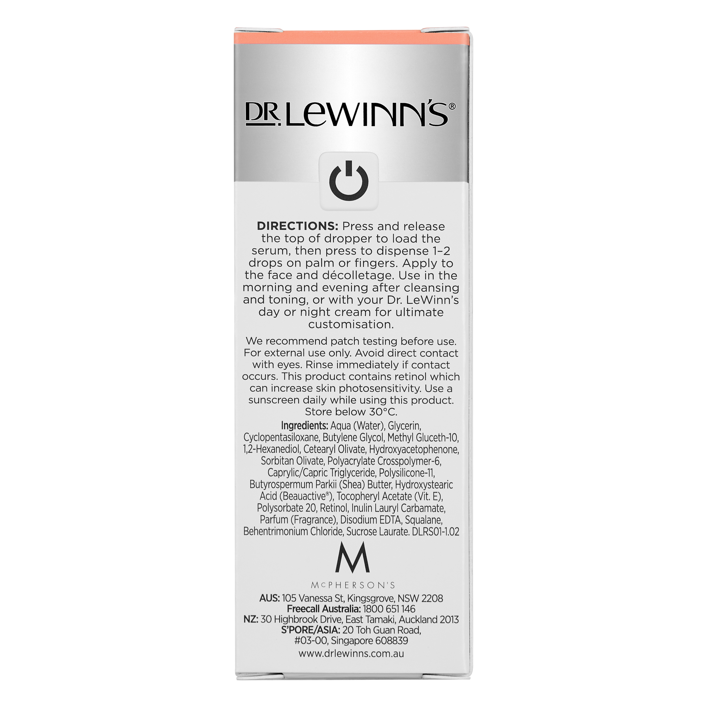 DR LEWINNS SERUM SERIES RENEW SERUM 30ML - Image 4