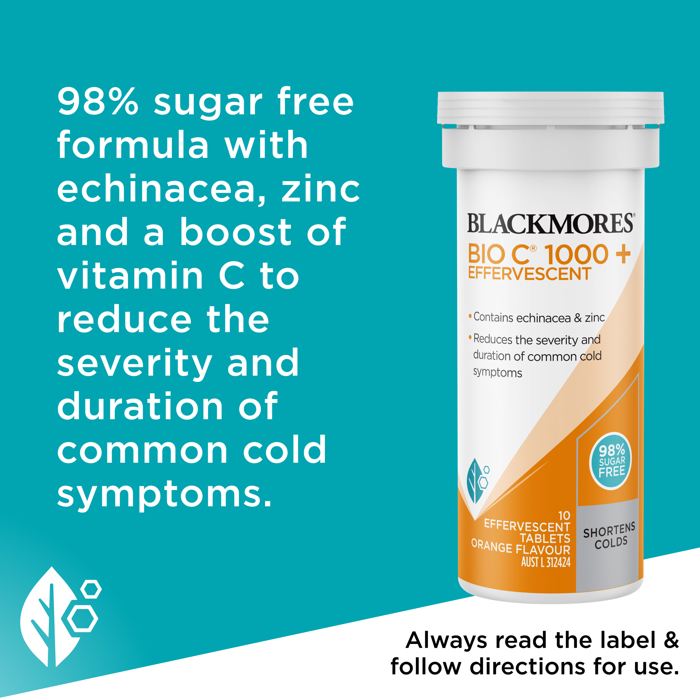 BLACKMORES BIO C 1000 + EFFERVESCENT 10 TABLETS - Image 3