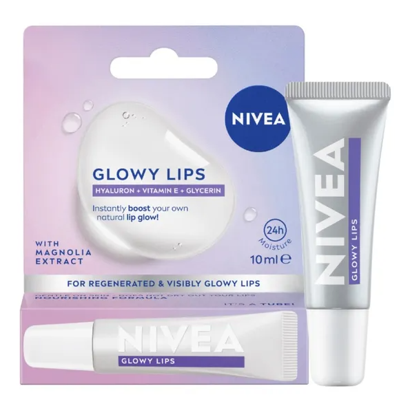 NIVEA GLOWY LIPS CLEAR 10ML