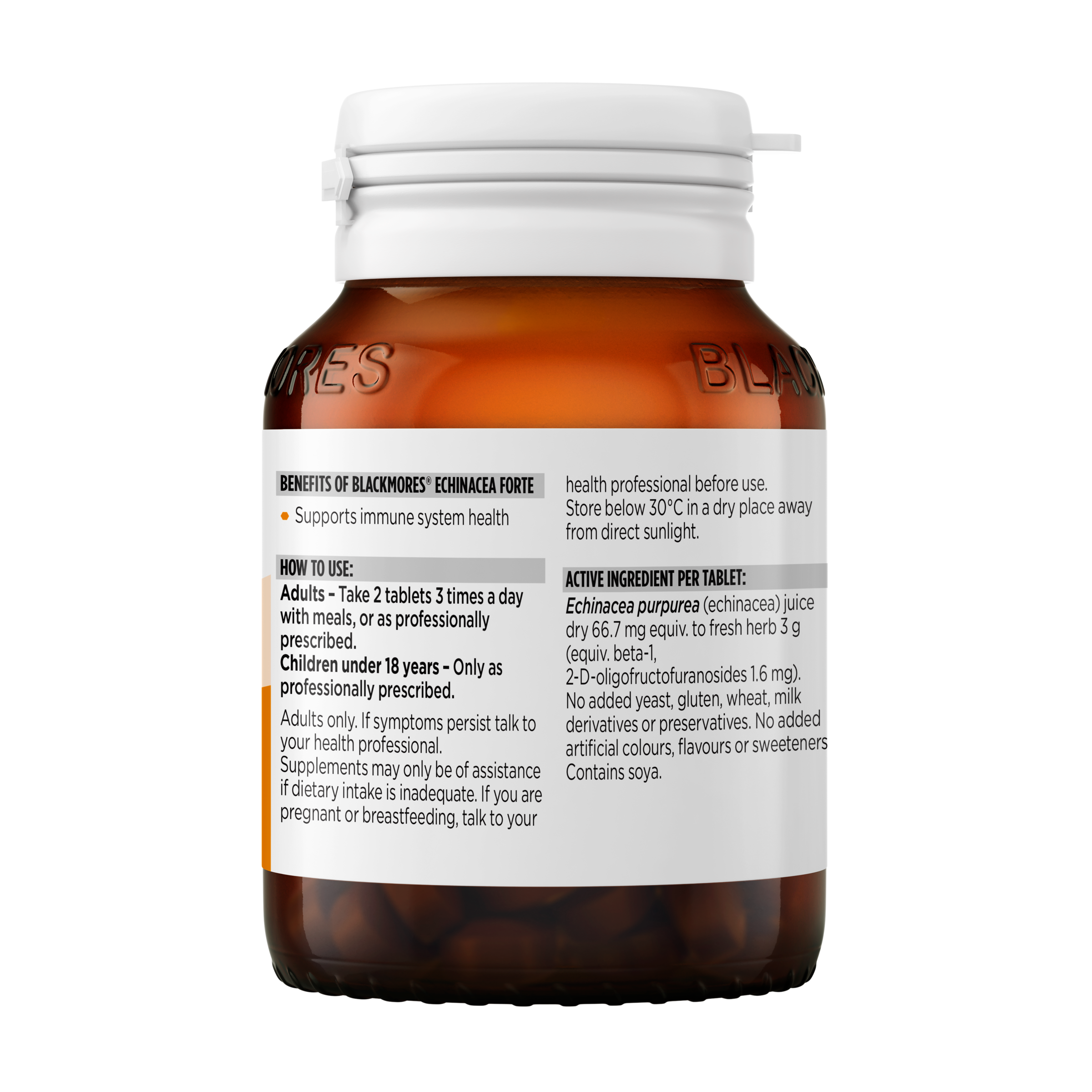 BLACKMORES ECHINACEA FORTE 40 TABLETS - Image 4