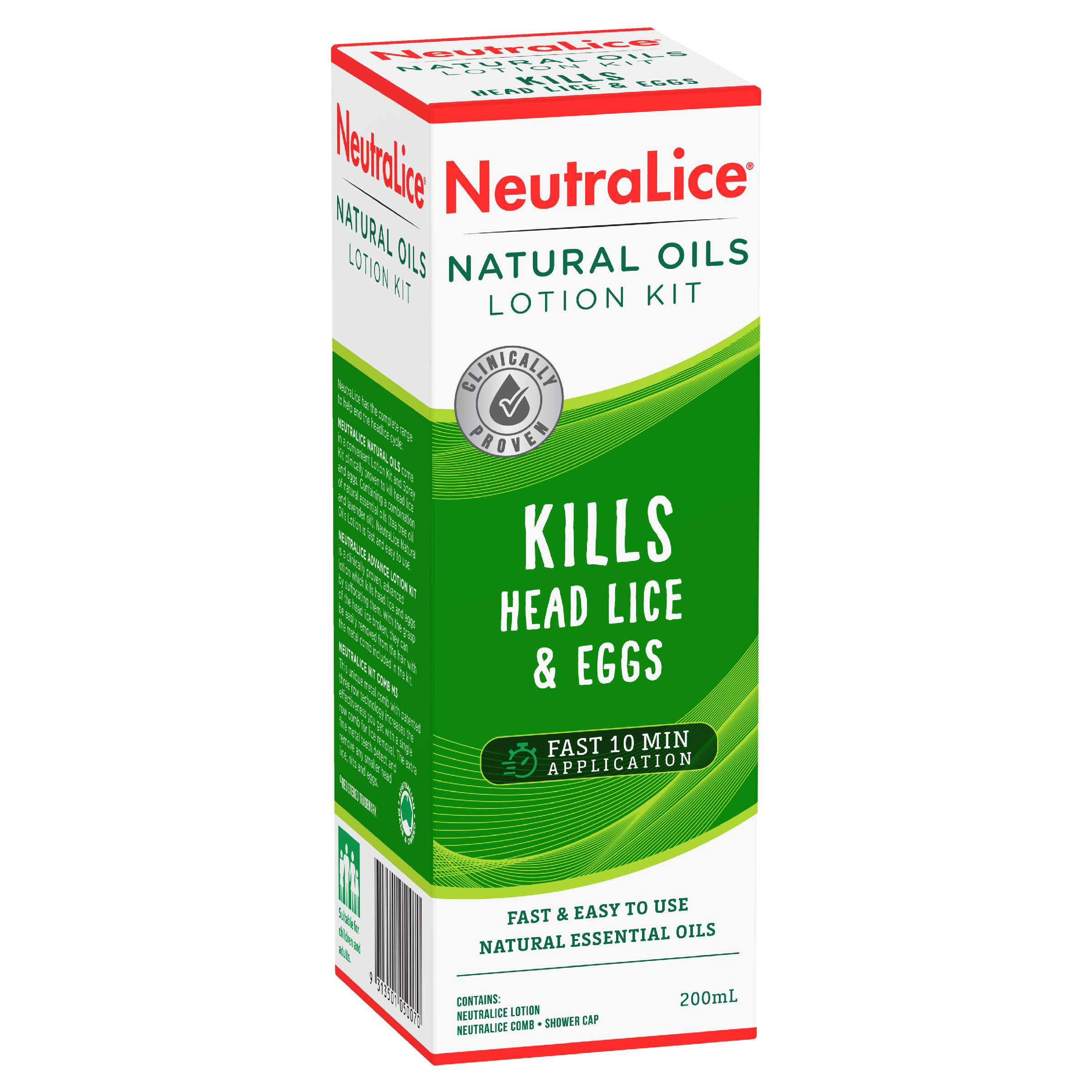 NEUTRALICE HEAD LICE NATURAL LOTION 200ML