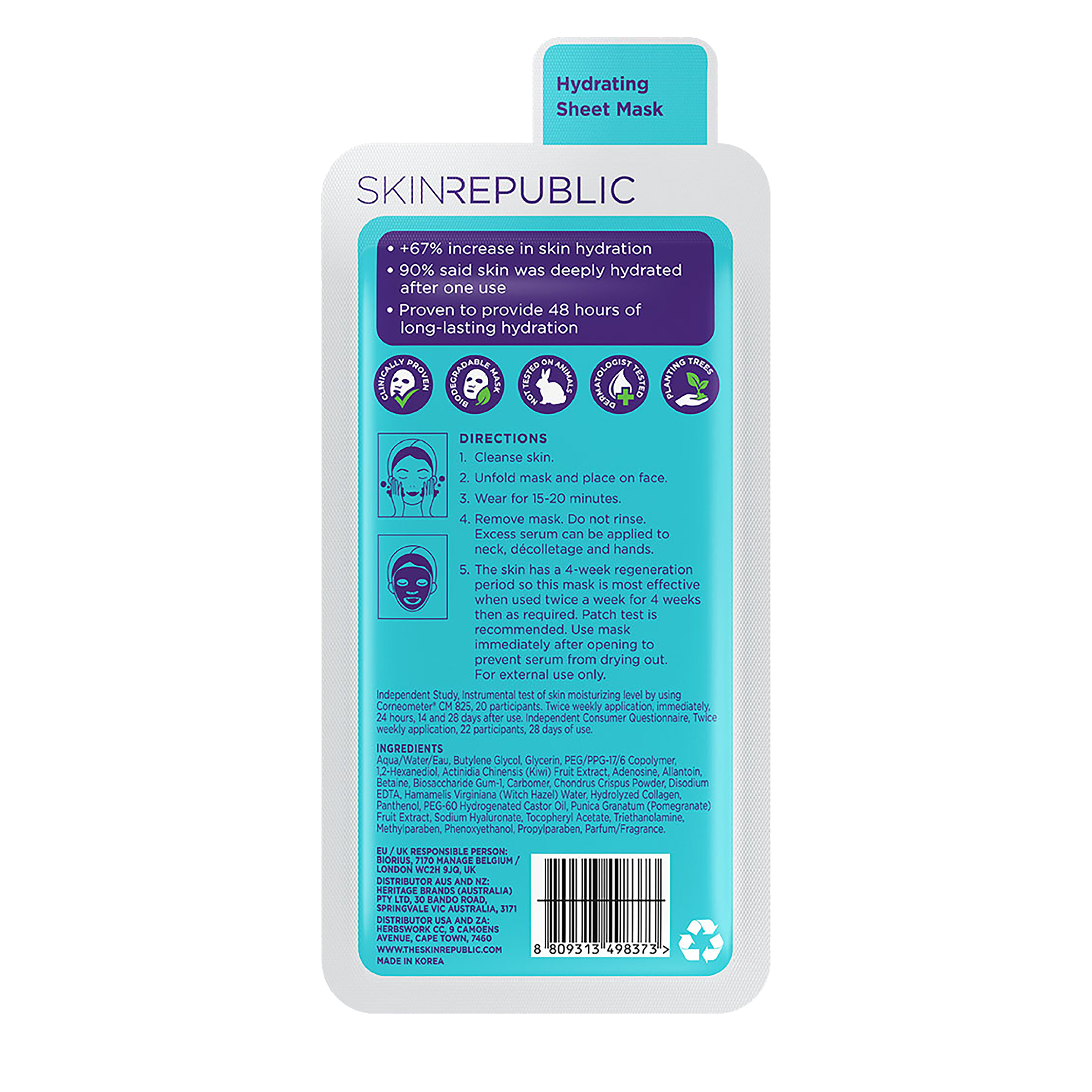 SKIN REPUBLIC HYALURONIC ACID & COLLAGEN - Image 2