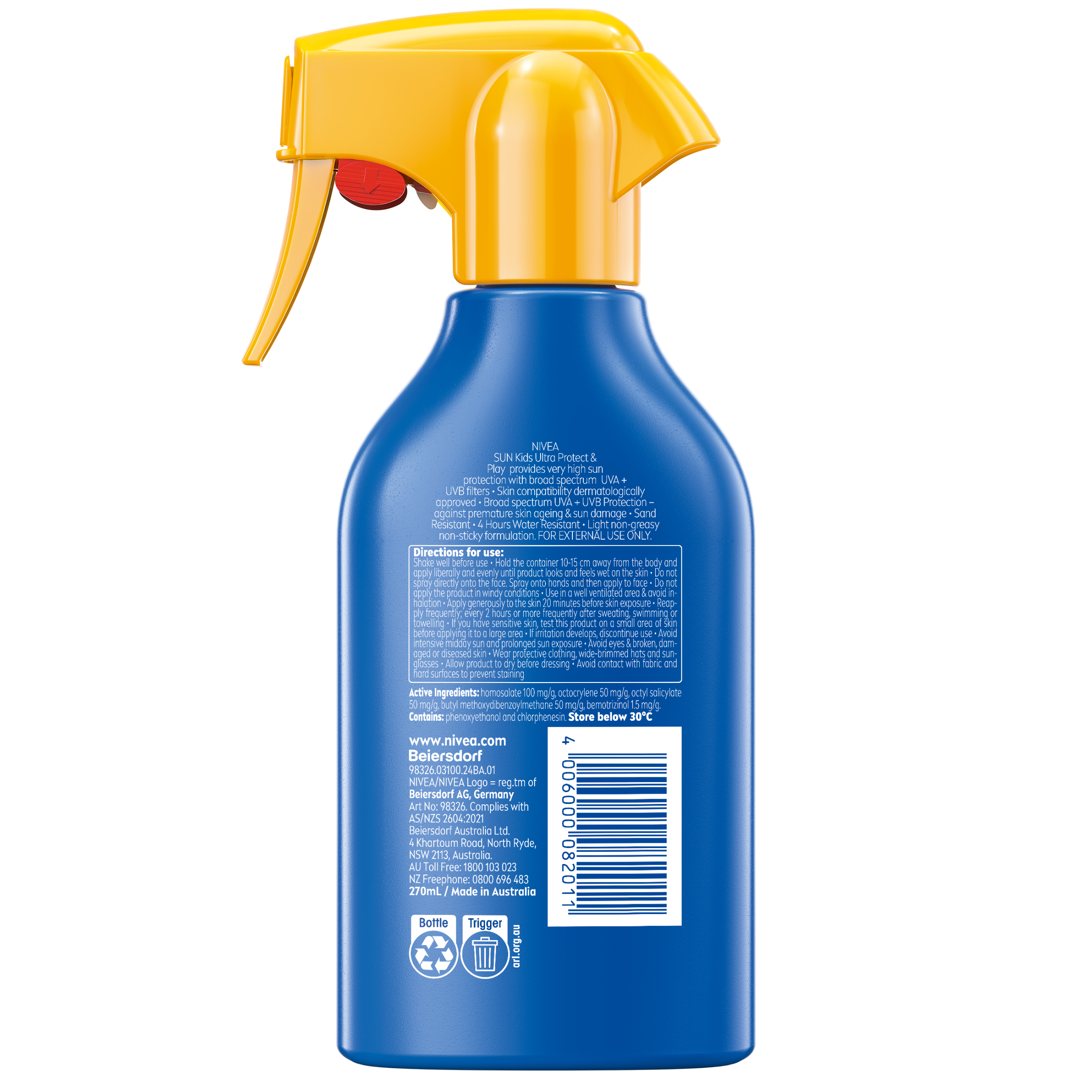 NIVEA SUN KIDS PROTECT & PLAY SPF50+ 270ML - Image 2