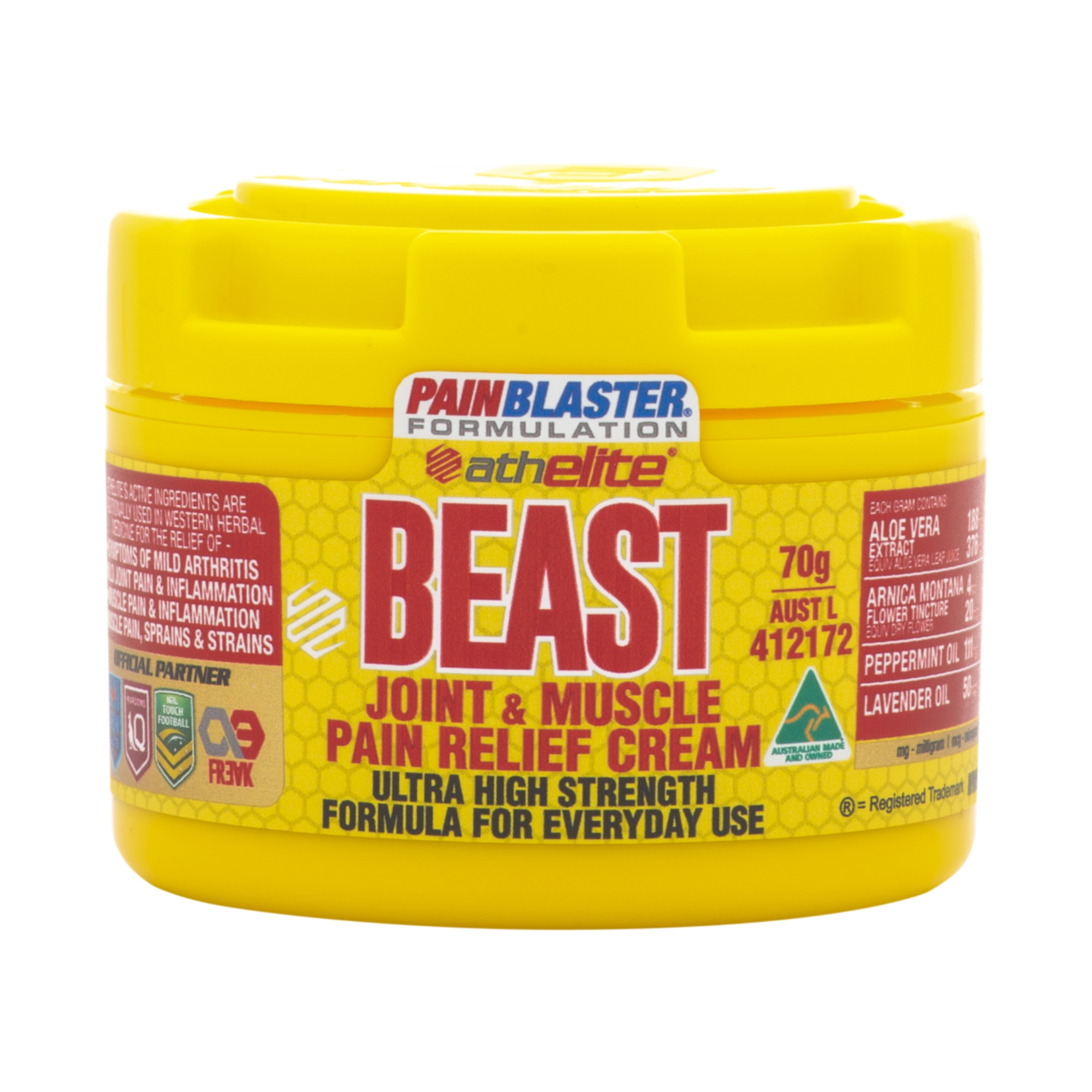 ATHELITE BEAST JOINT & MUSCLE CREAM 70G
