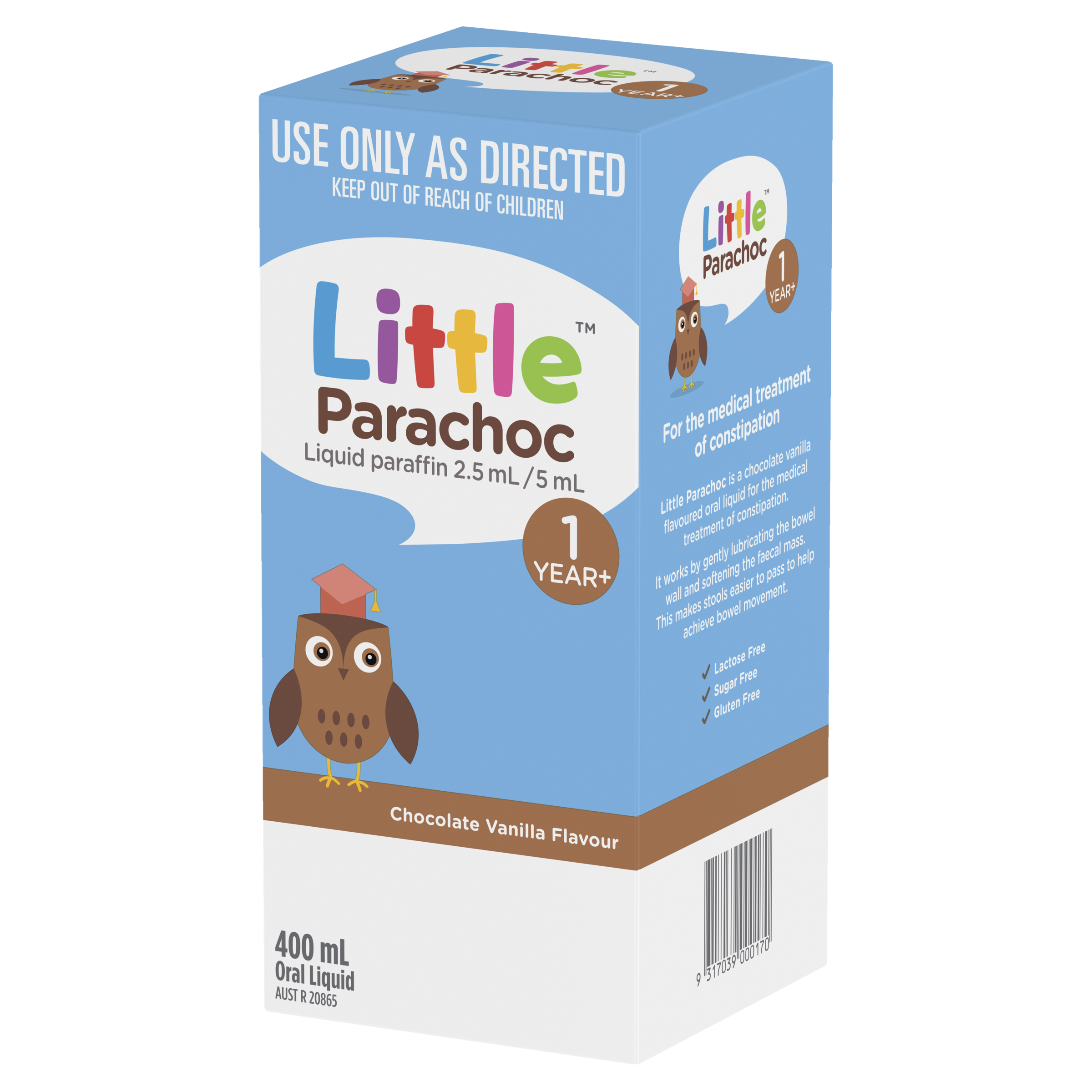 PARACHOC CHOCOLATE VANILLA LIQUID 400ML - Image 3