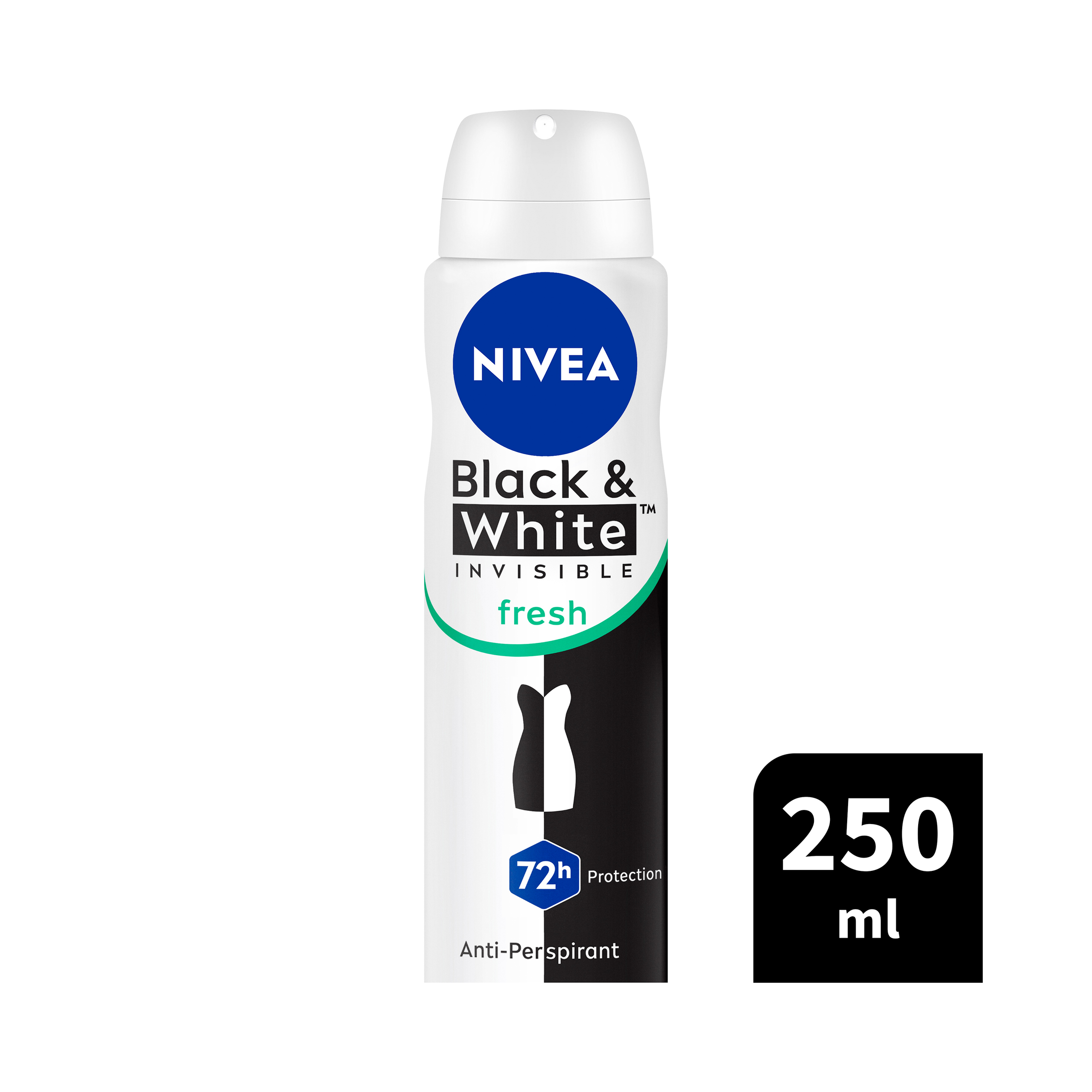 NIVEA WOMEN ANTIPERSPIRANT INVISIBLE PURE 72H 250ML - Image 8