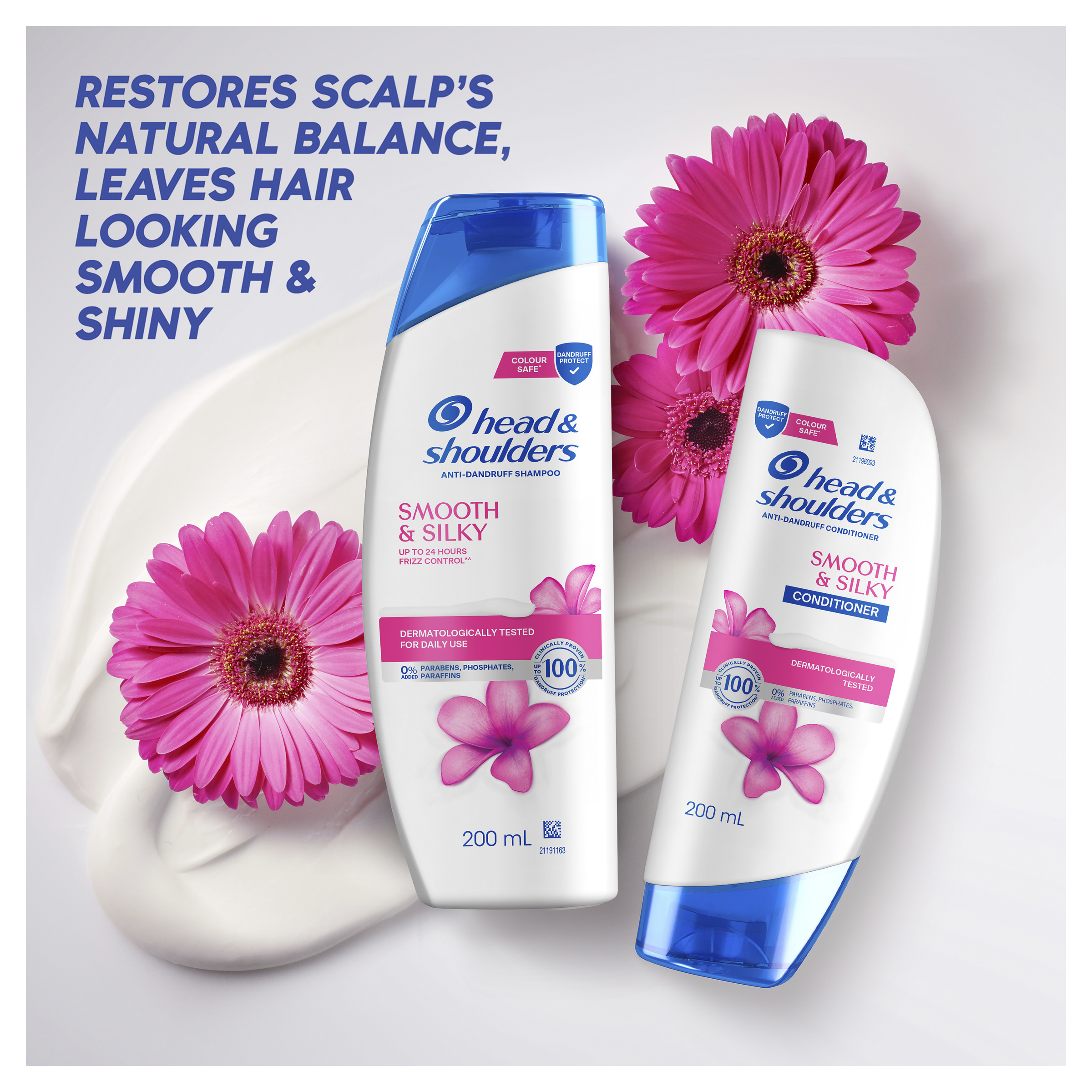 HEAD & SHOULDERS SMOOTH & SILKY SHAMPOO 200ML - Image 4
