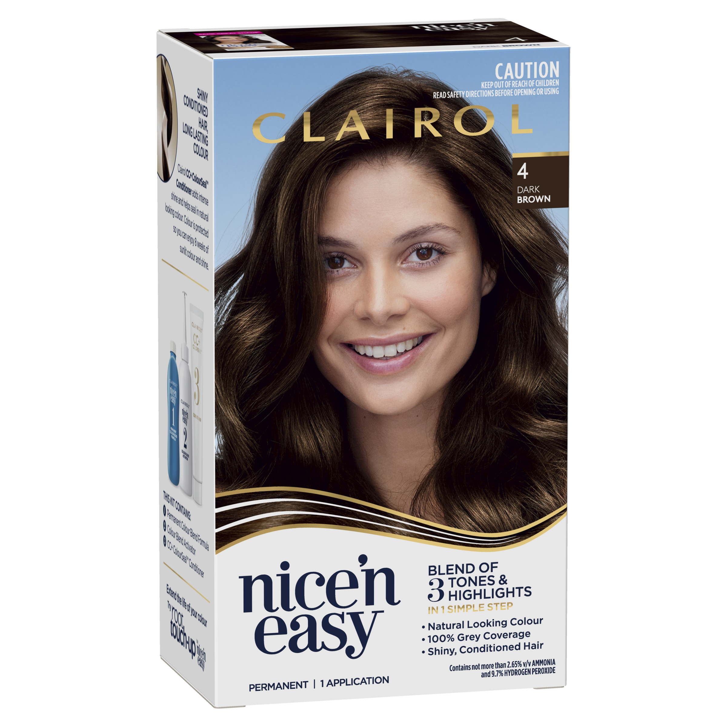 CLAIROL NICE N EASY 4 DARK BROWN