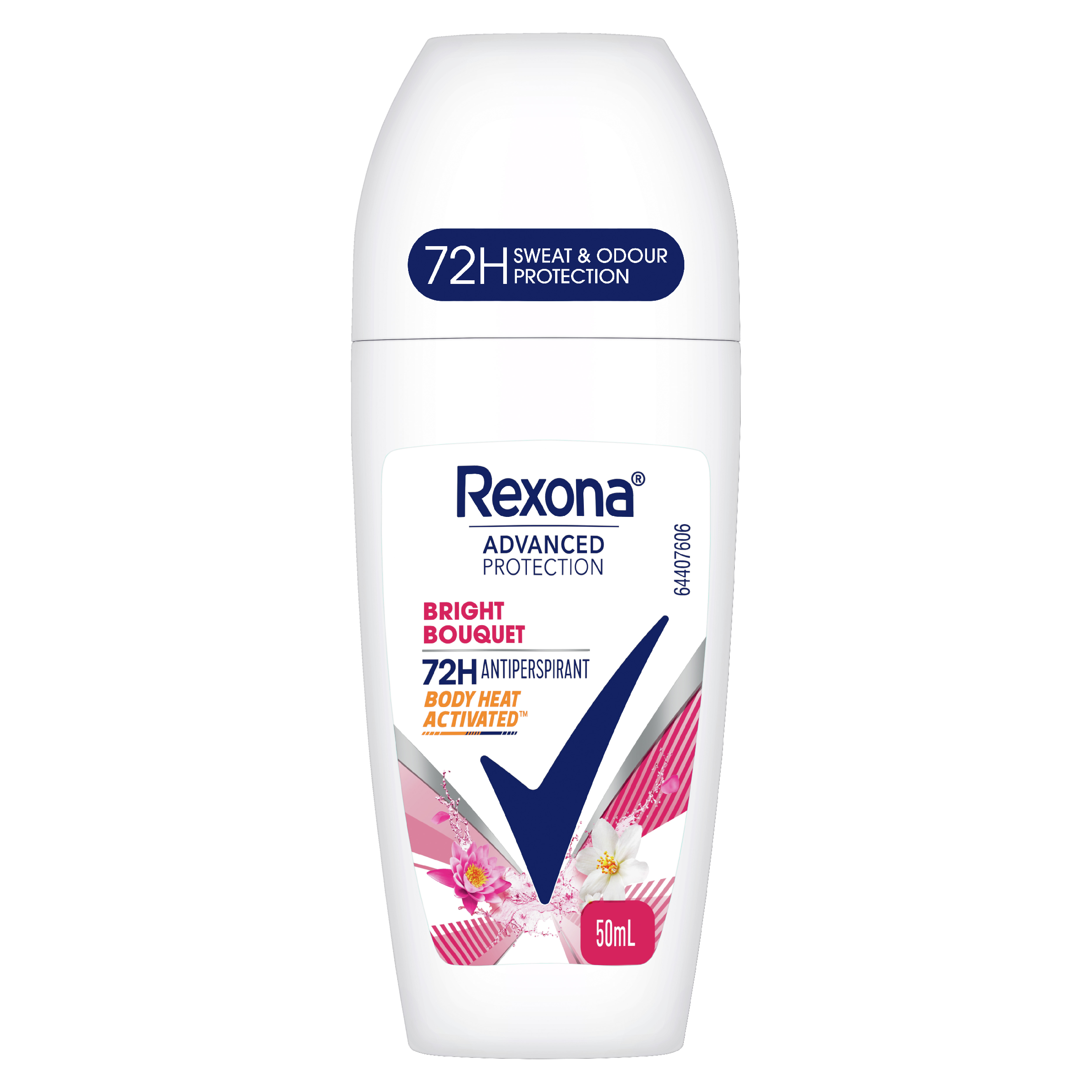 REXONA WOMEN ADVANCE PROTECT ANTIPERSPIRANT BRIGHT BOUQUET 72HR ROLL ON 50ML