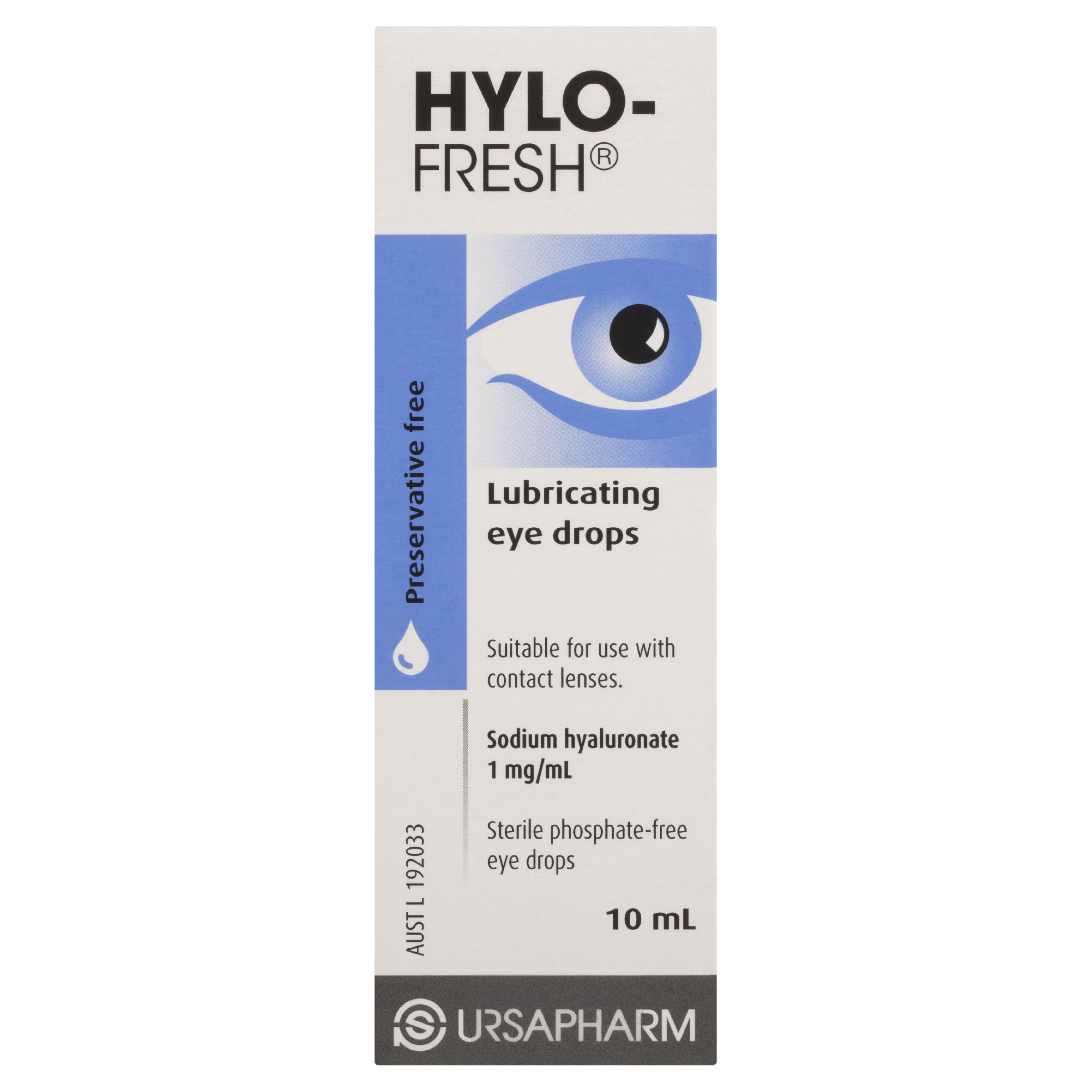 HYLO FRESH LUBRICANT EYE DROPS 10ML - Image 2