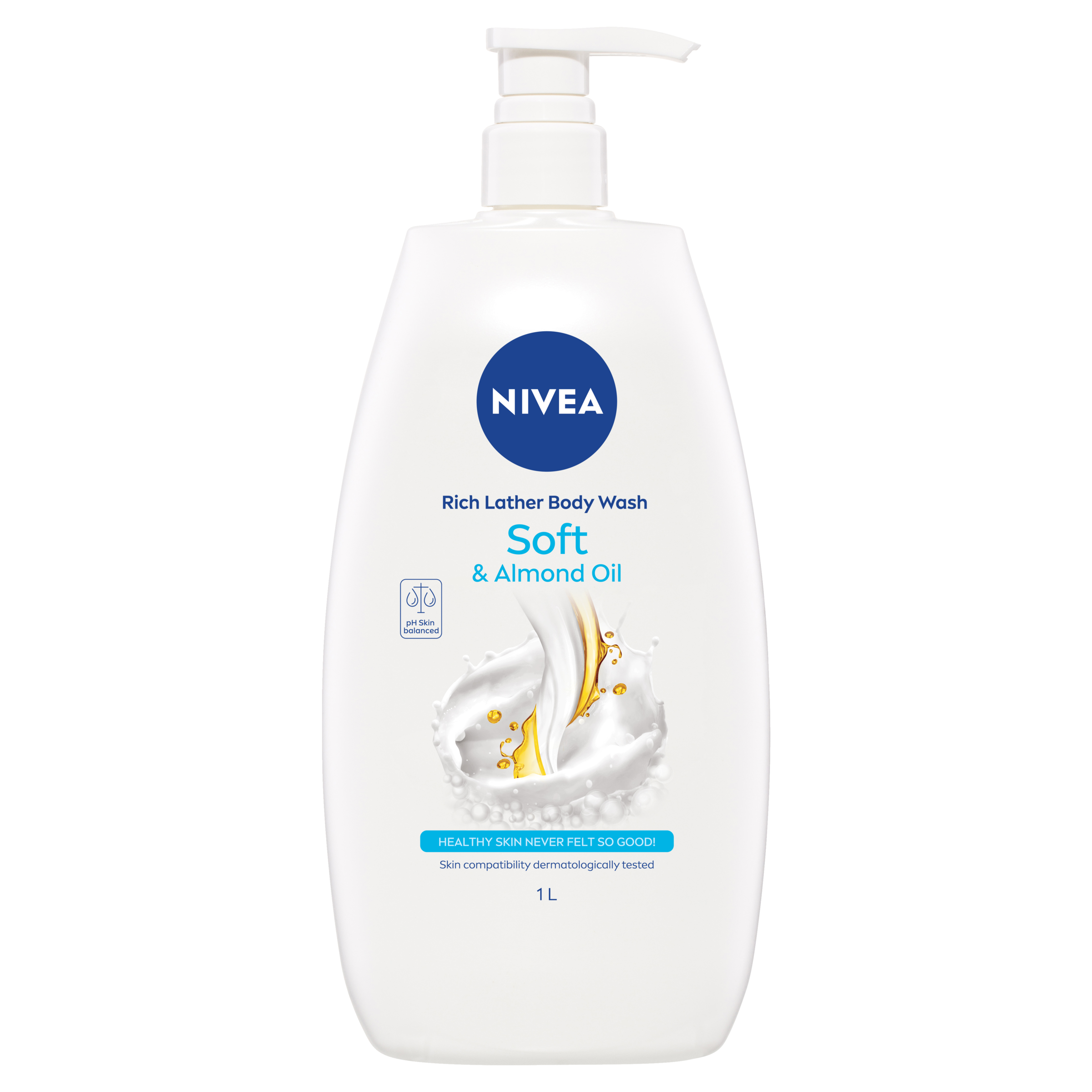 NIVEA SHOWER CREME BODY WASH NOURISHING RICH MOISTURE SOFT 1 LITRE