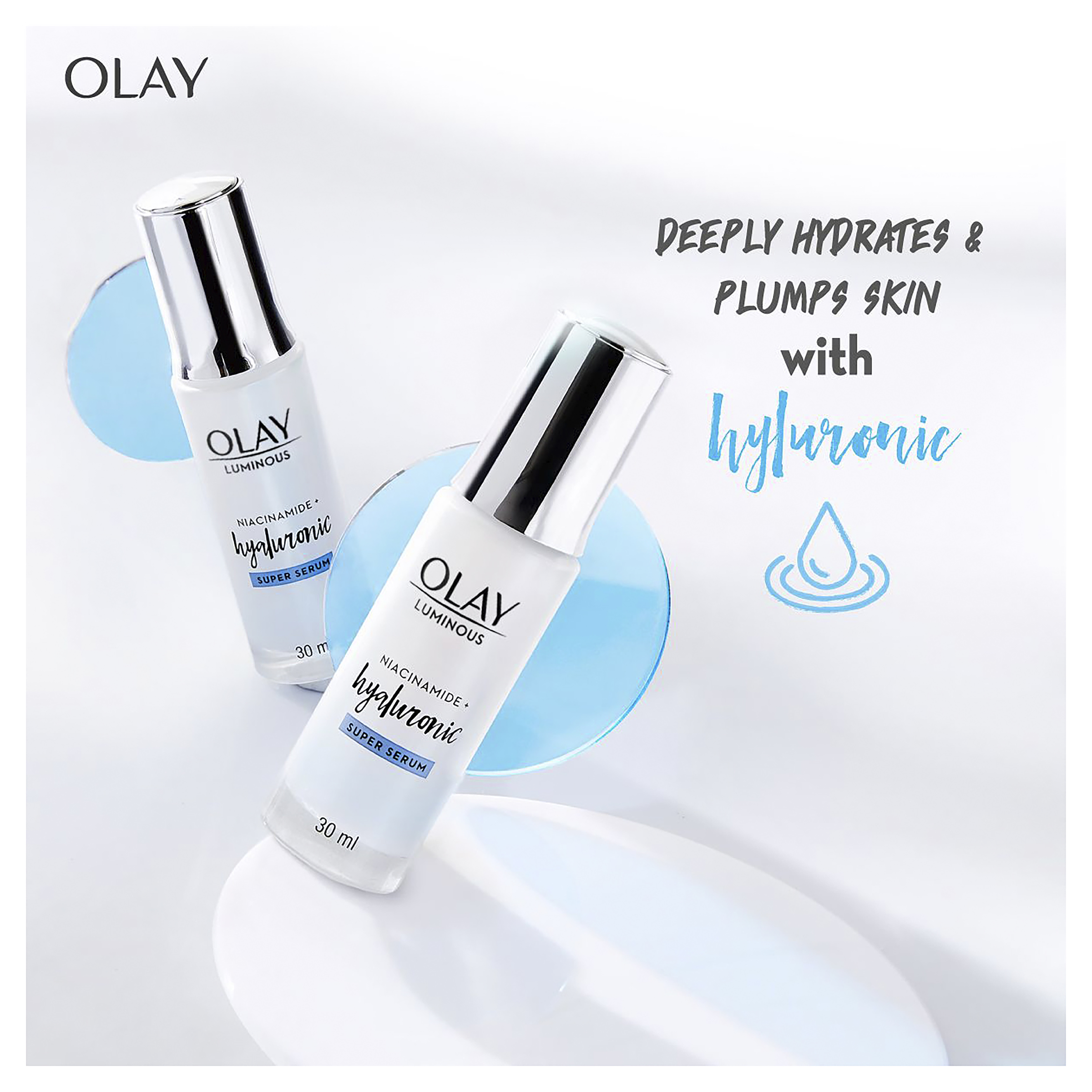 OLAY LUMINOUS NIACINAMIDE + HYALURONIC SUPER SERUM 30ML - Image 10