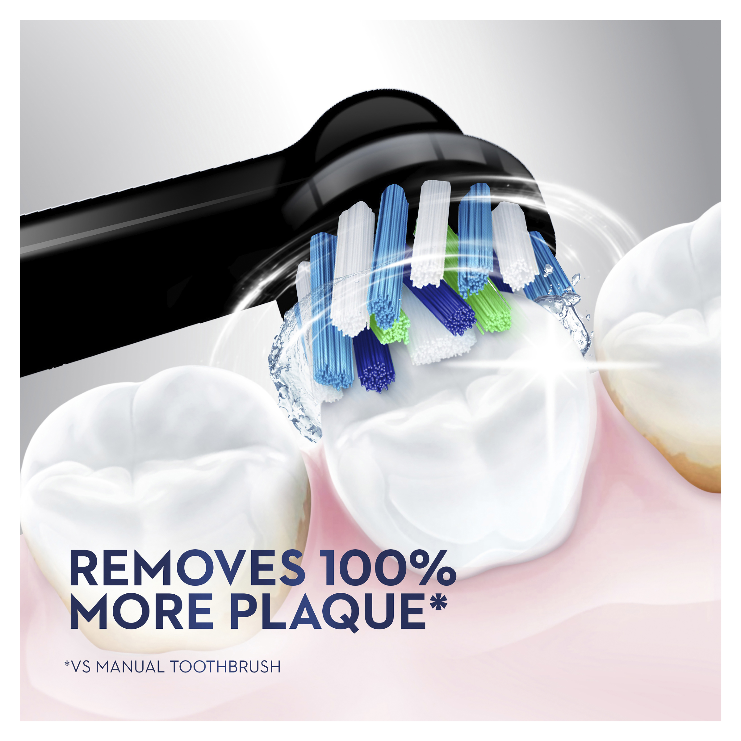 ORAL-B TOOTHPASTE PRO 100 POWER CROSSACTION BLACK + TRAVEL CASE - Image 8