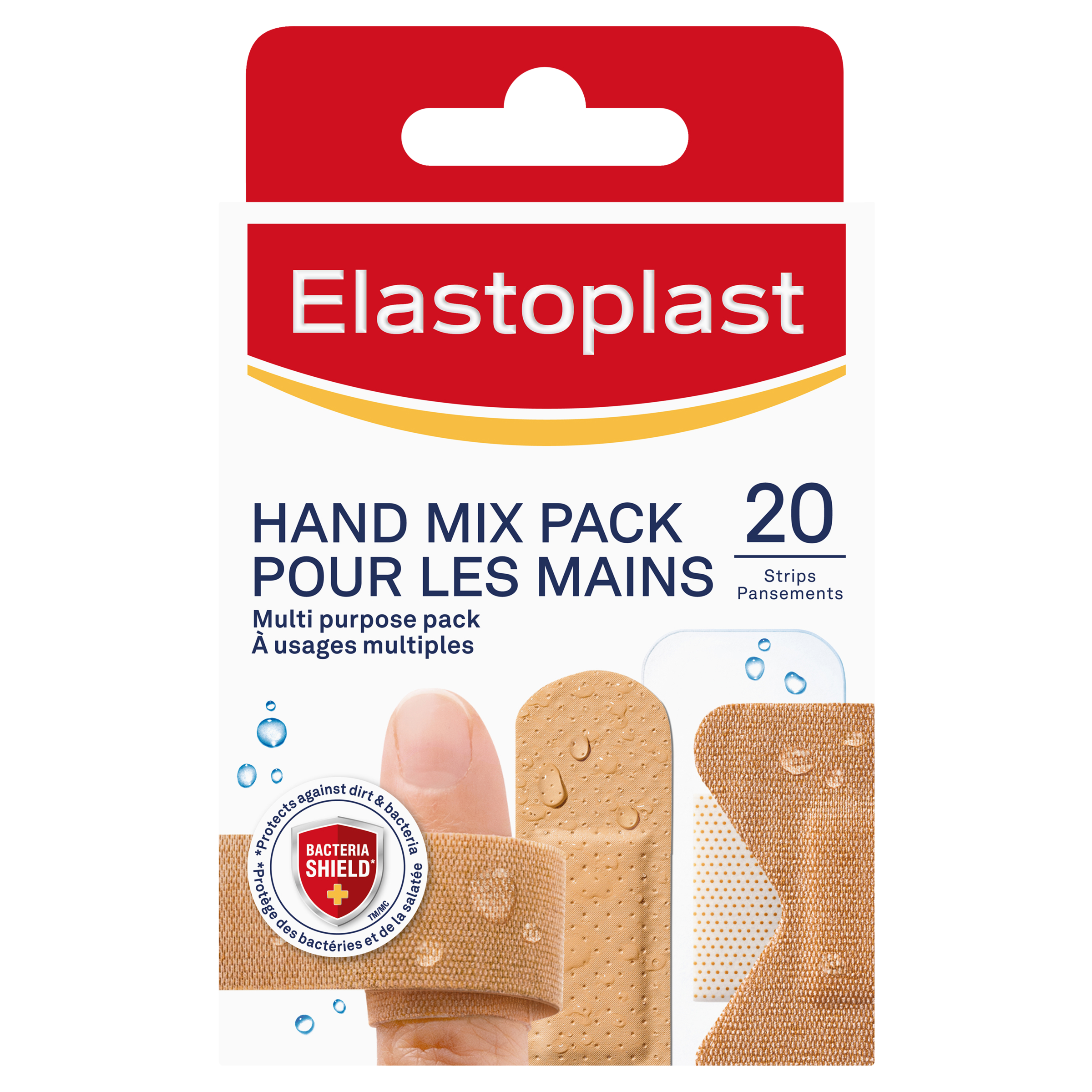 ELASTOPLAST HAND MIX STRIPS 20 PACK