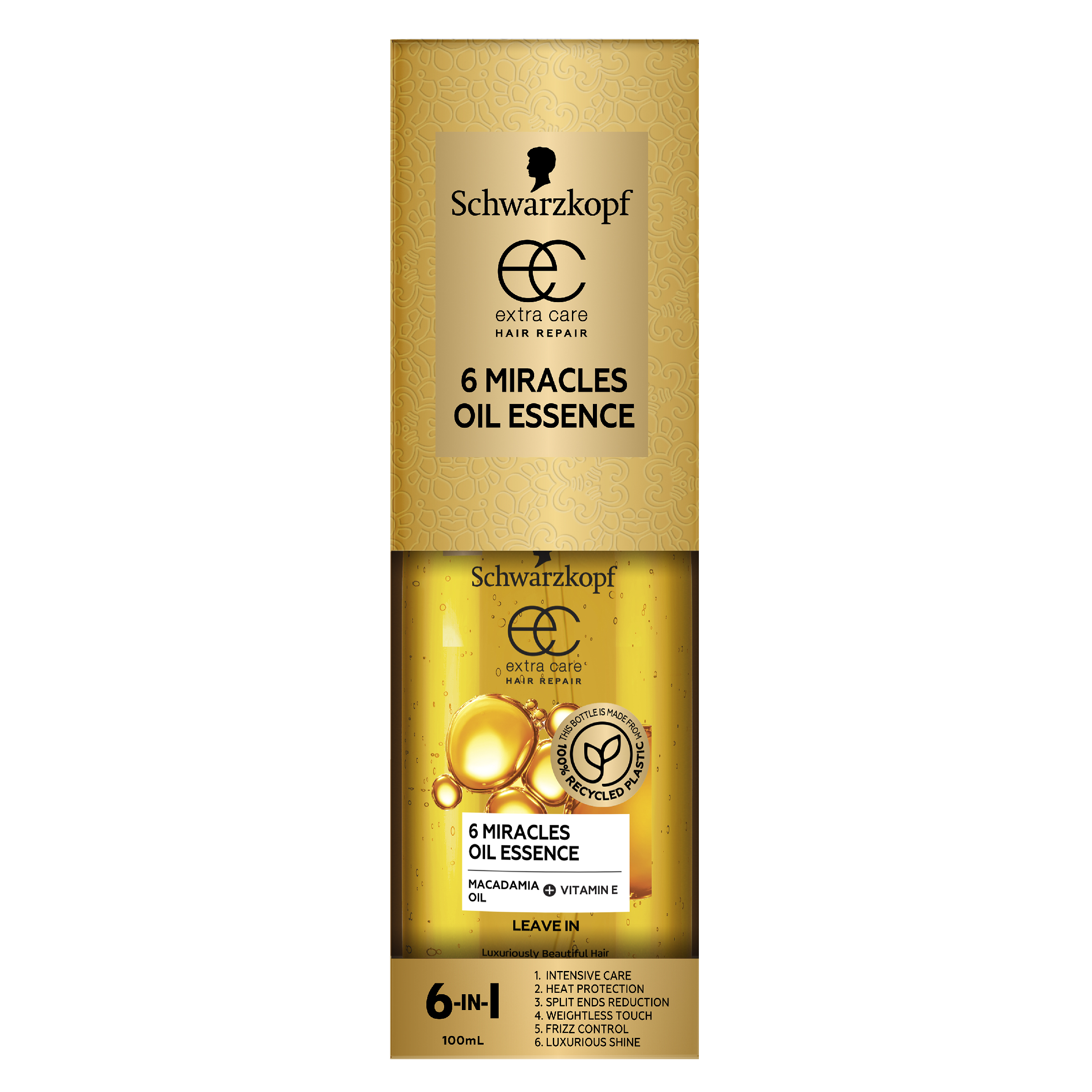SCHWARZKOPF EXTRA CARE 6 MIRACLES OIL TREATMENT 100ML - Image 2