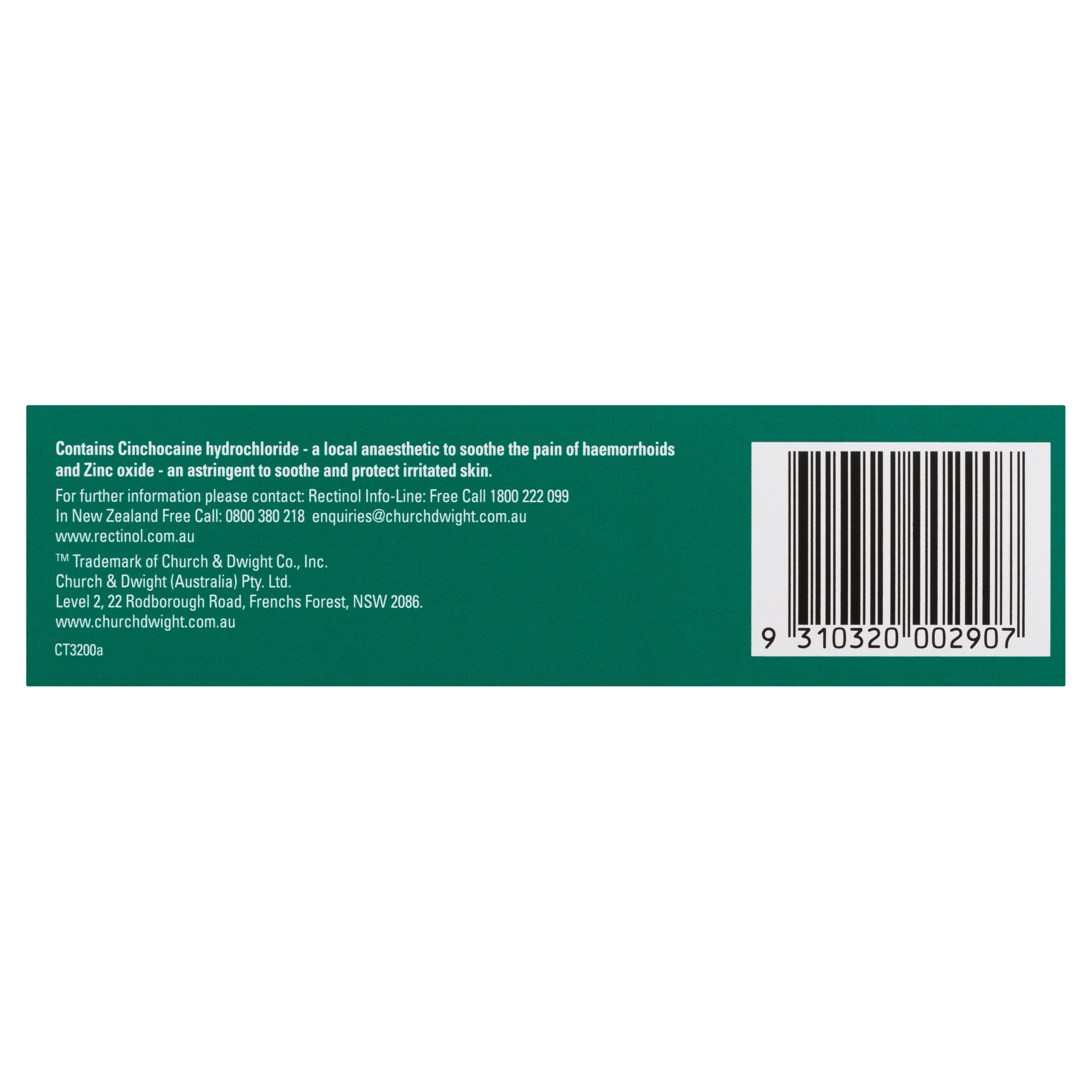 RECTINOL HAEMORRHOID RELIEF OINTMENT 50G - Image 7