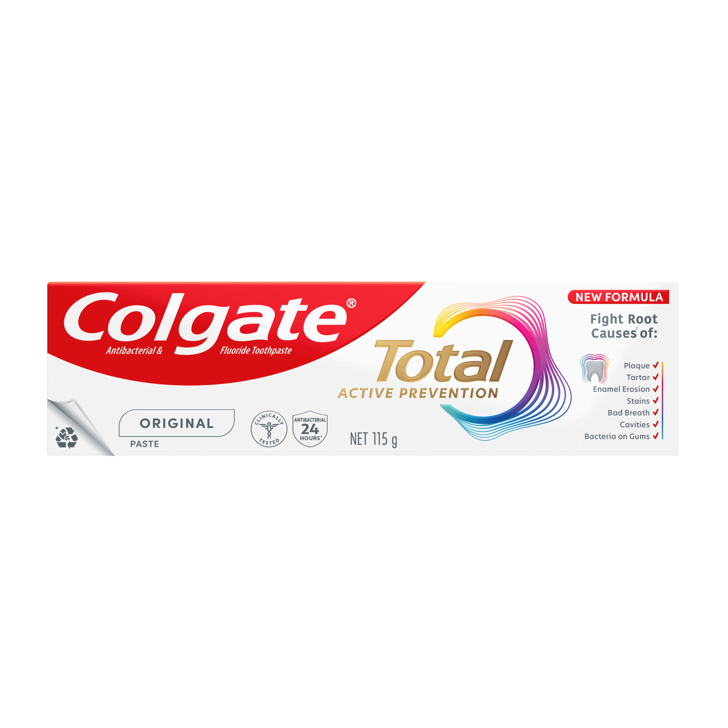 COLGATE TOOTHPASTE TOTAL ORIGINAL ANTIBACTERIAL 115G - Image 11