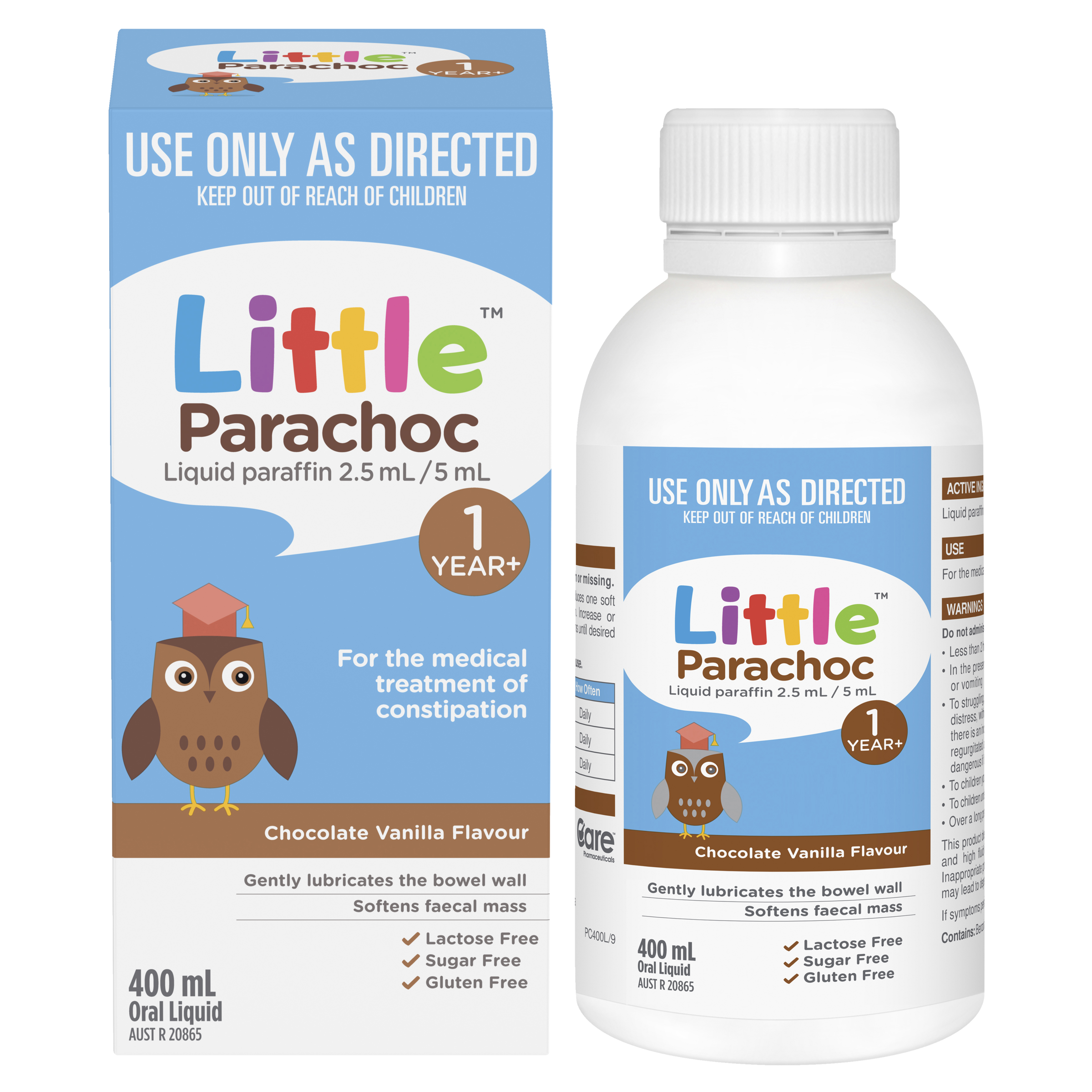 PARACHOC CHOCOLATE VANILLA LIQUID 400ML - Image 5