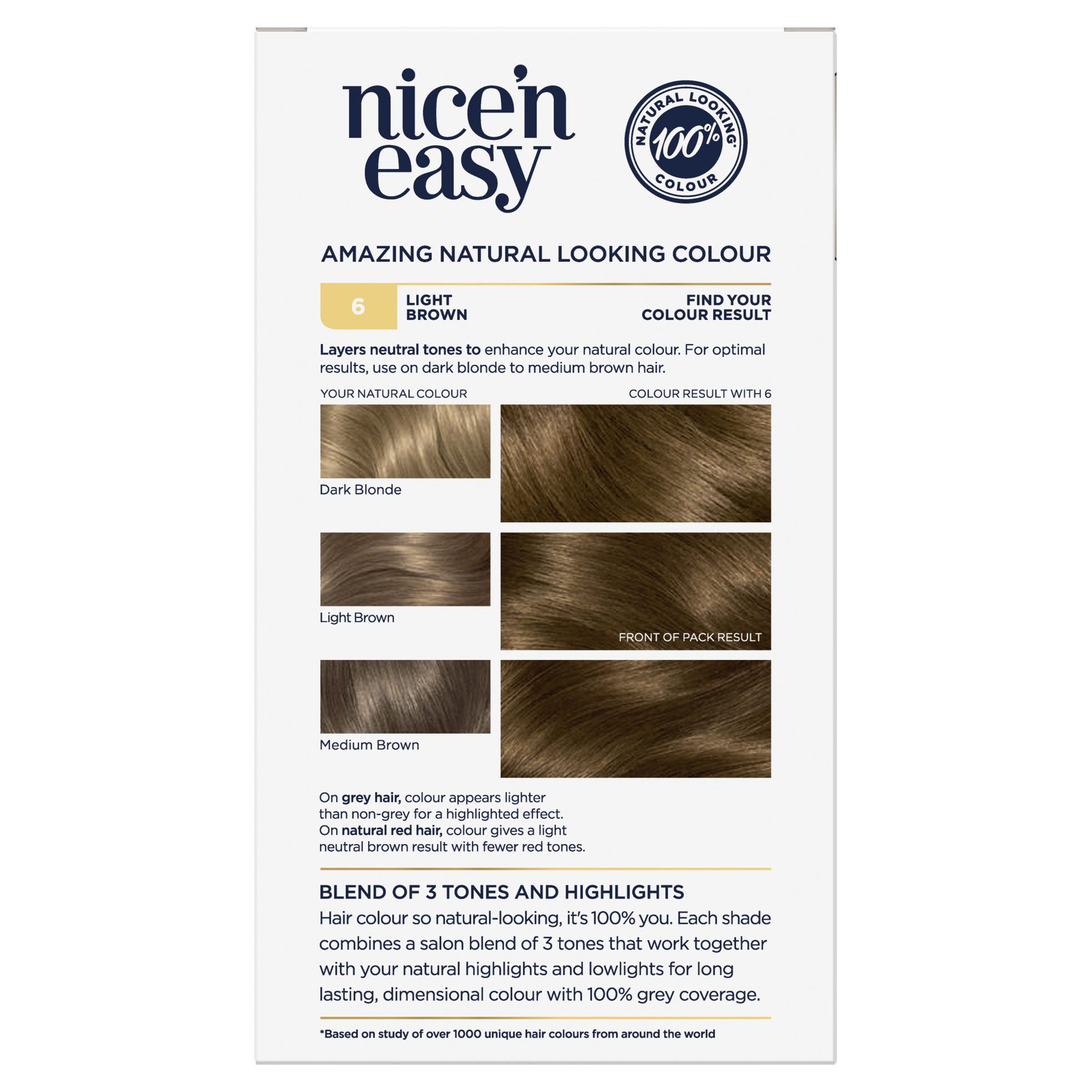 CLAIROL NICE N EASY 6 LIGHT BROWN - Image 4