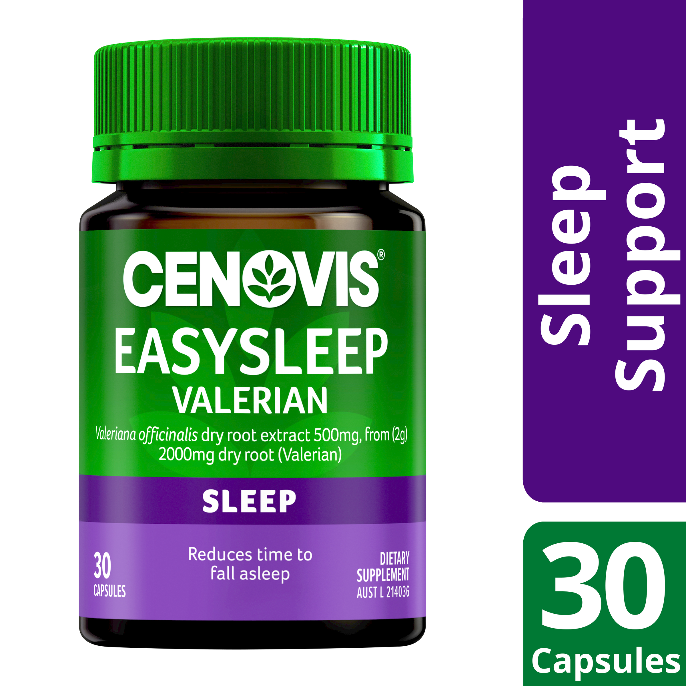 CENOVIS EASYSLEEP VALERIAN 30 CAPSULES - Image 11